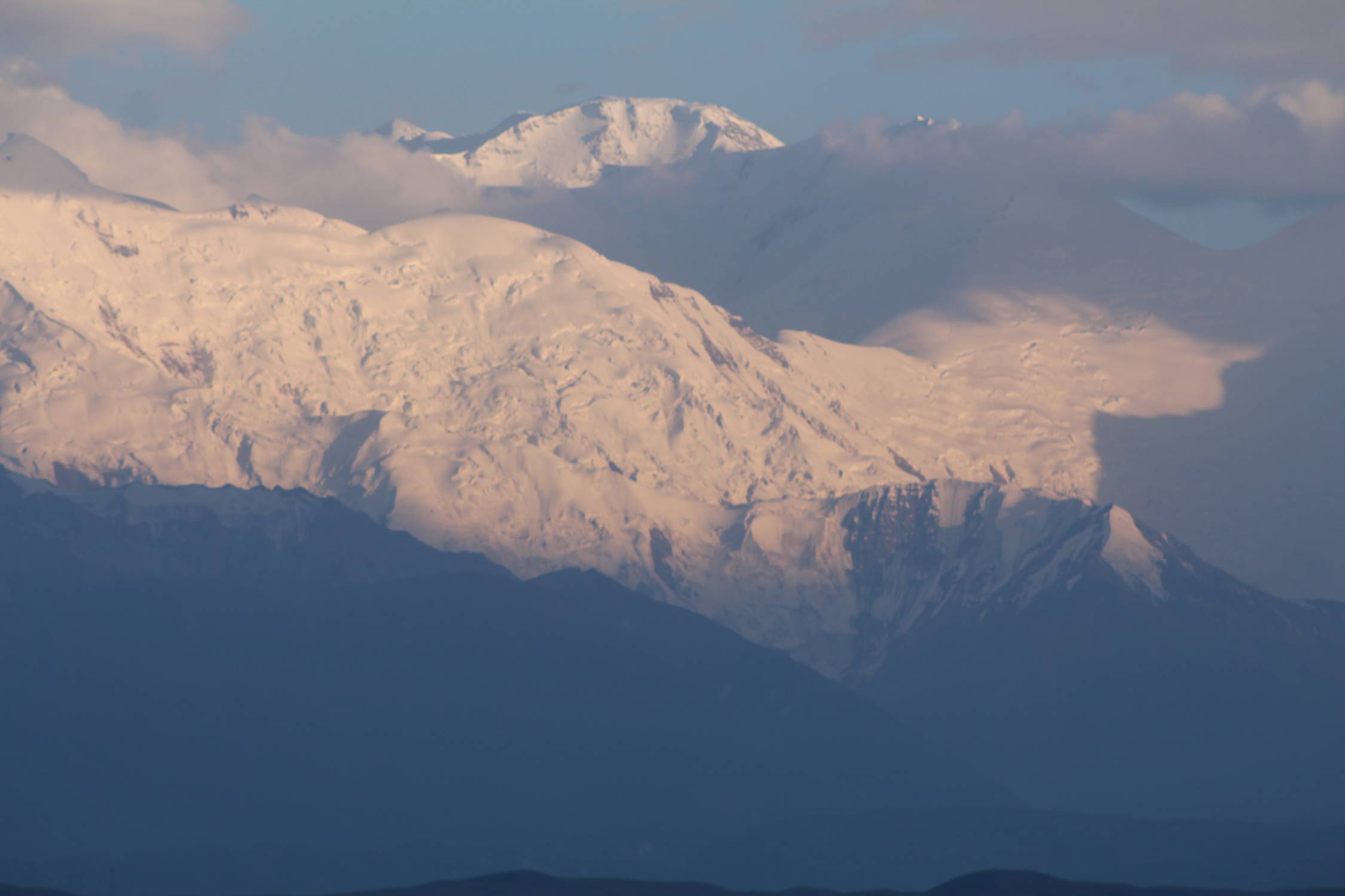 Cha&icirc;ne du Pamir, soir