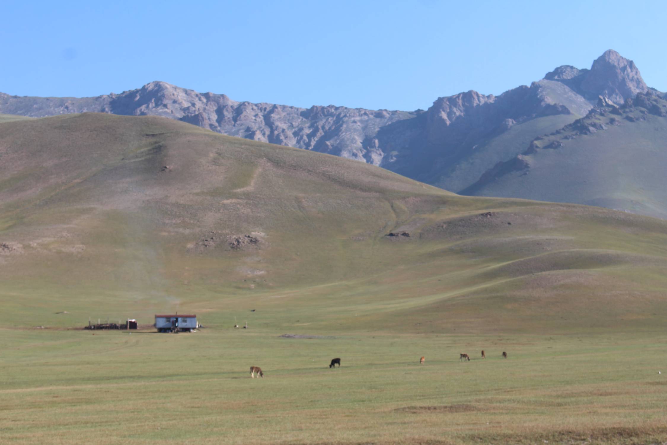 Alay Kirka Toosu, nomades, paysage