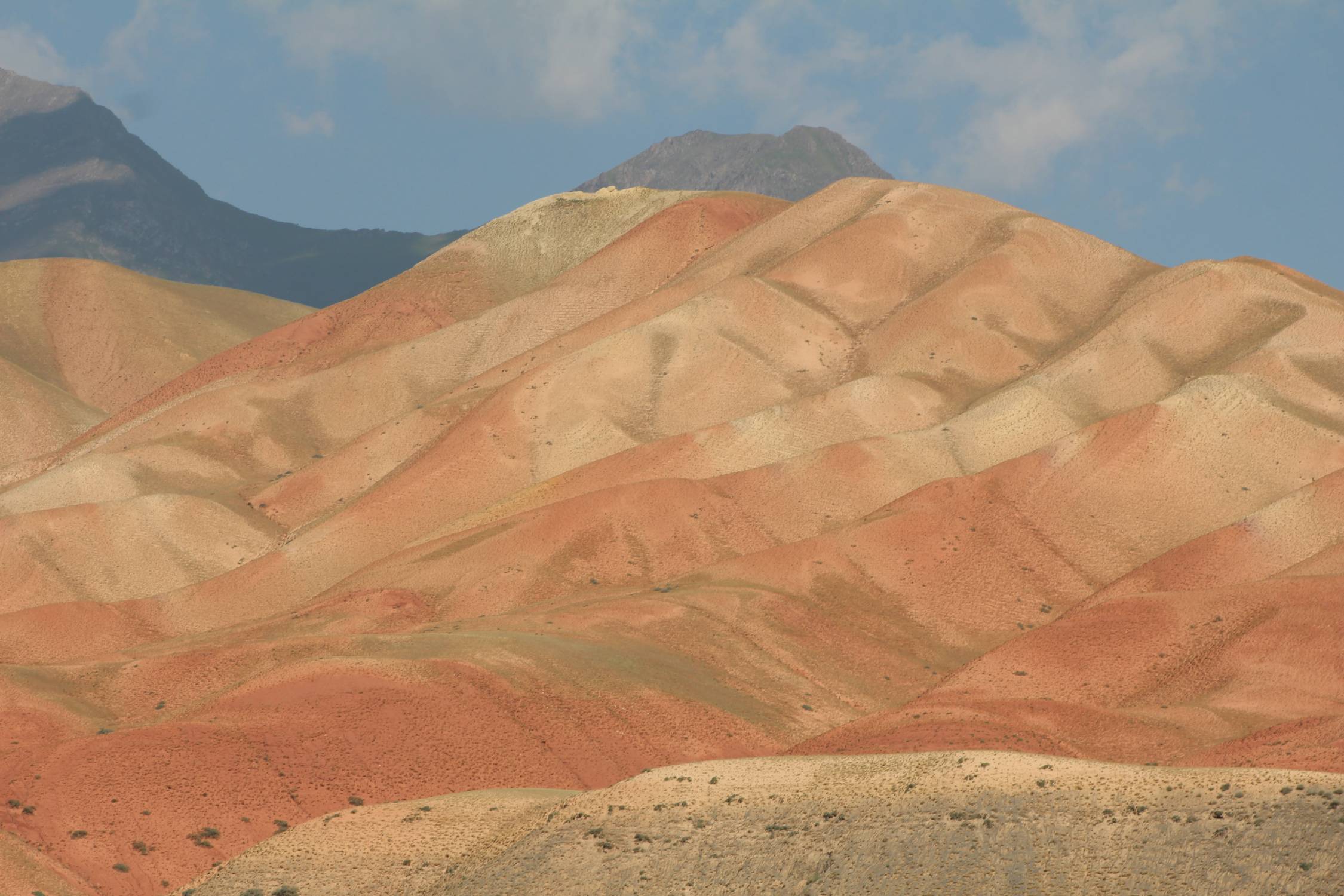Col de Taldyk Ashuu, couleurs