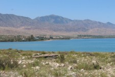 Lac Issyk-Koul, rivage sud