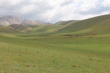 Steppe, lac Son-Koul