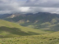 Col de Kalmak Ashuu, paysage