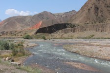 Route du Pamir, rivi&egrave;re G&uuml;lch&ouml;