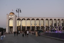 Bichkek, place Ala-Too, soir