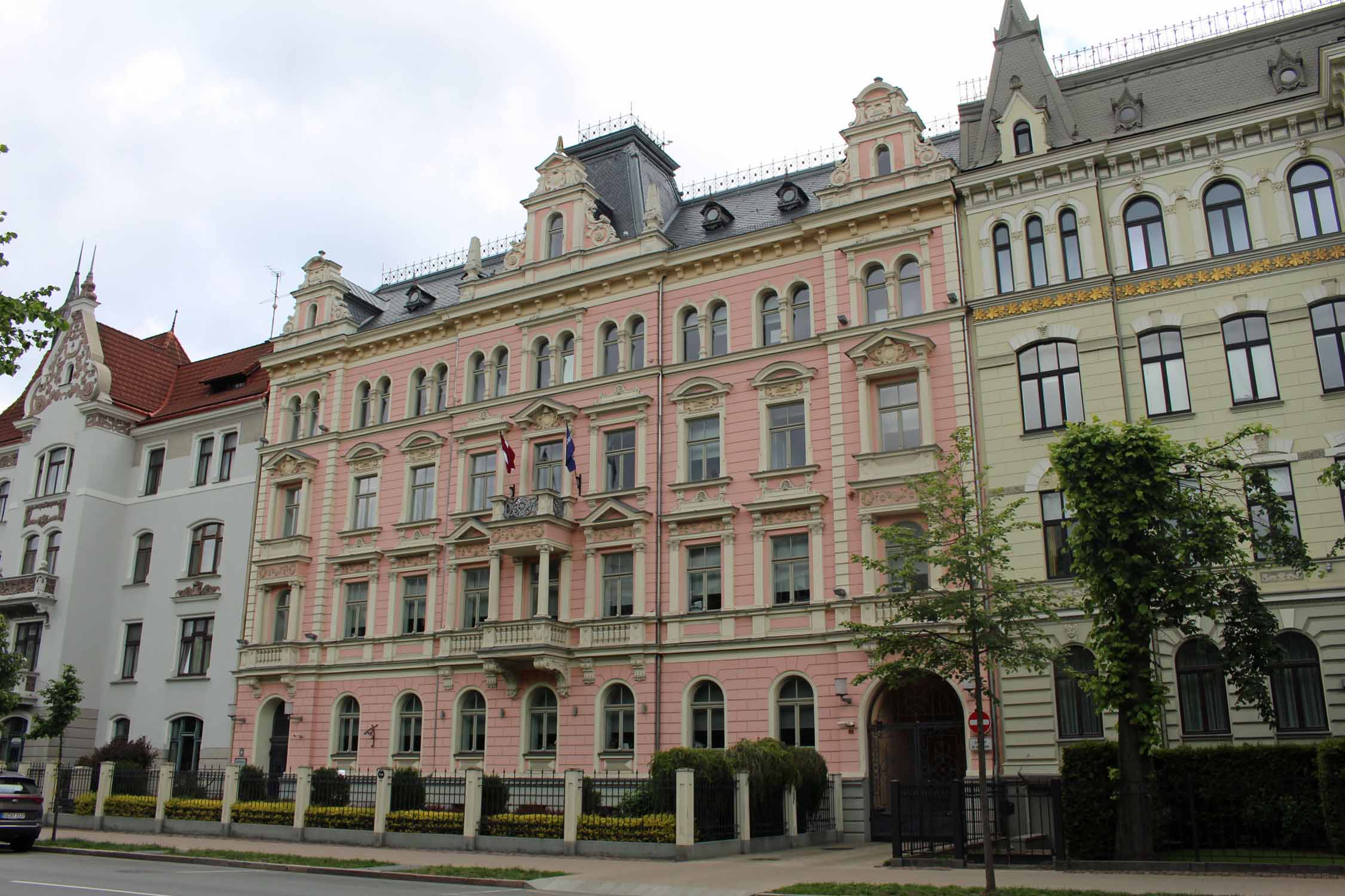 Riga, Art Nouveau, rue Elizabetes iela, Konstantins Peksens