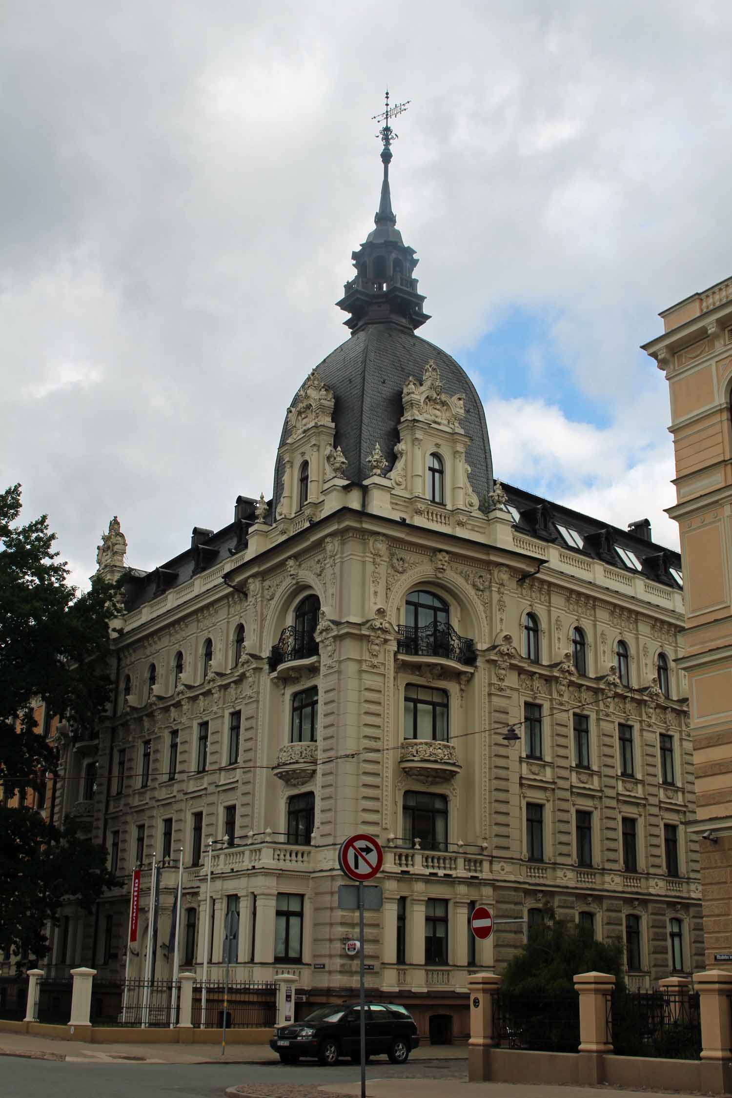 Riga, Art Nouveau, rue Elizabetes iela