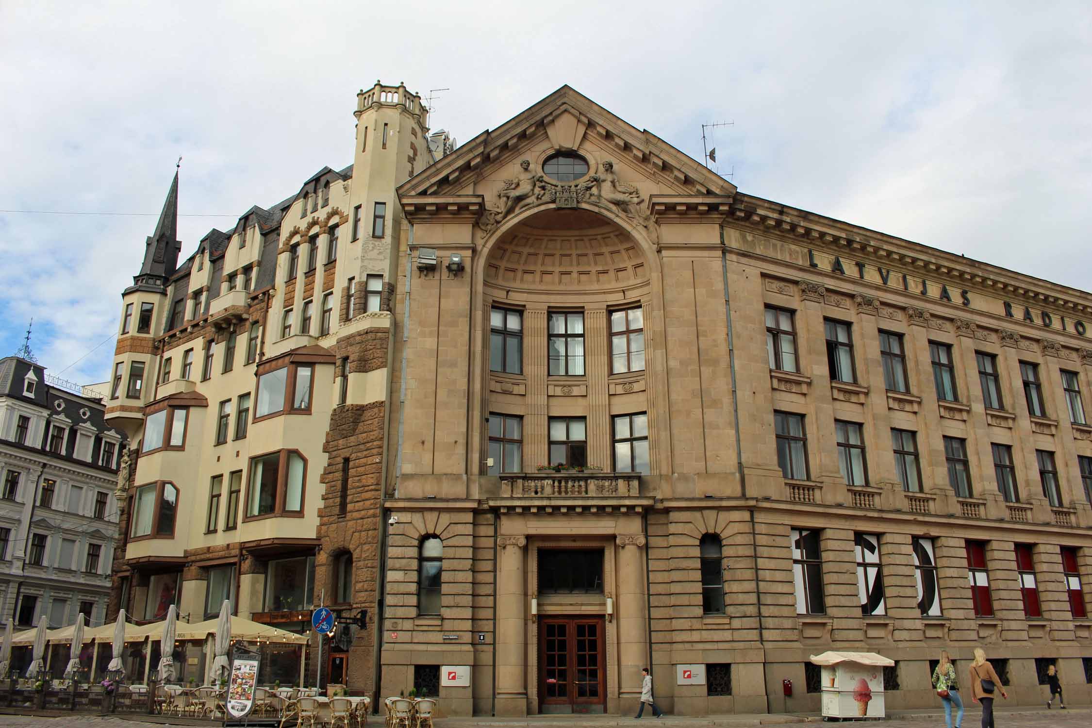 Riga, bâtiment, radio Latvijas