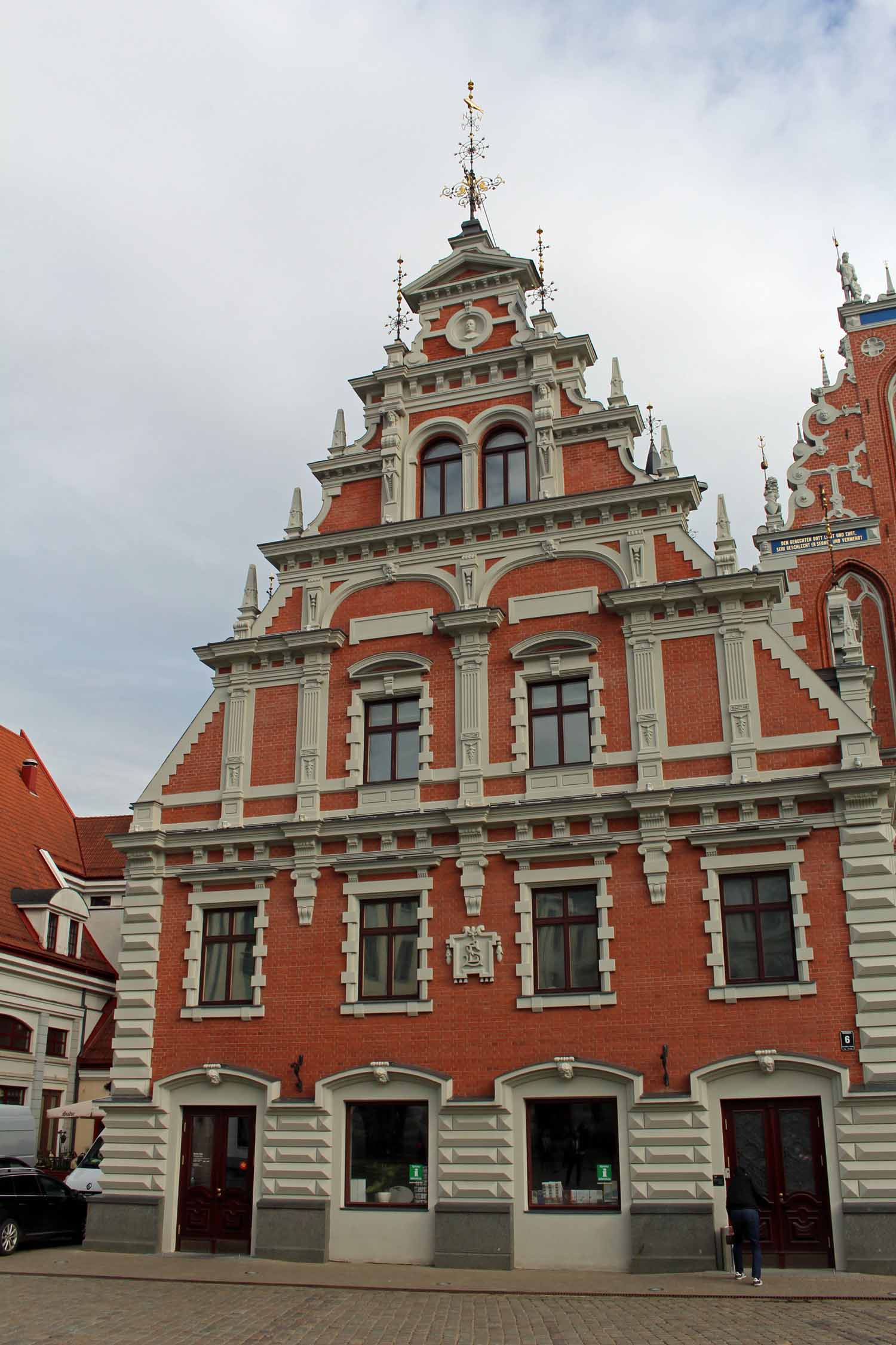 Riga, maison des Têtes Noires, façade