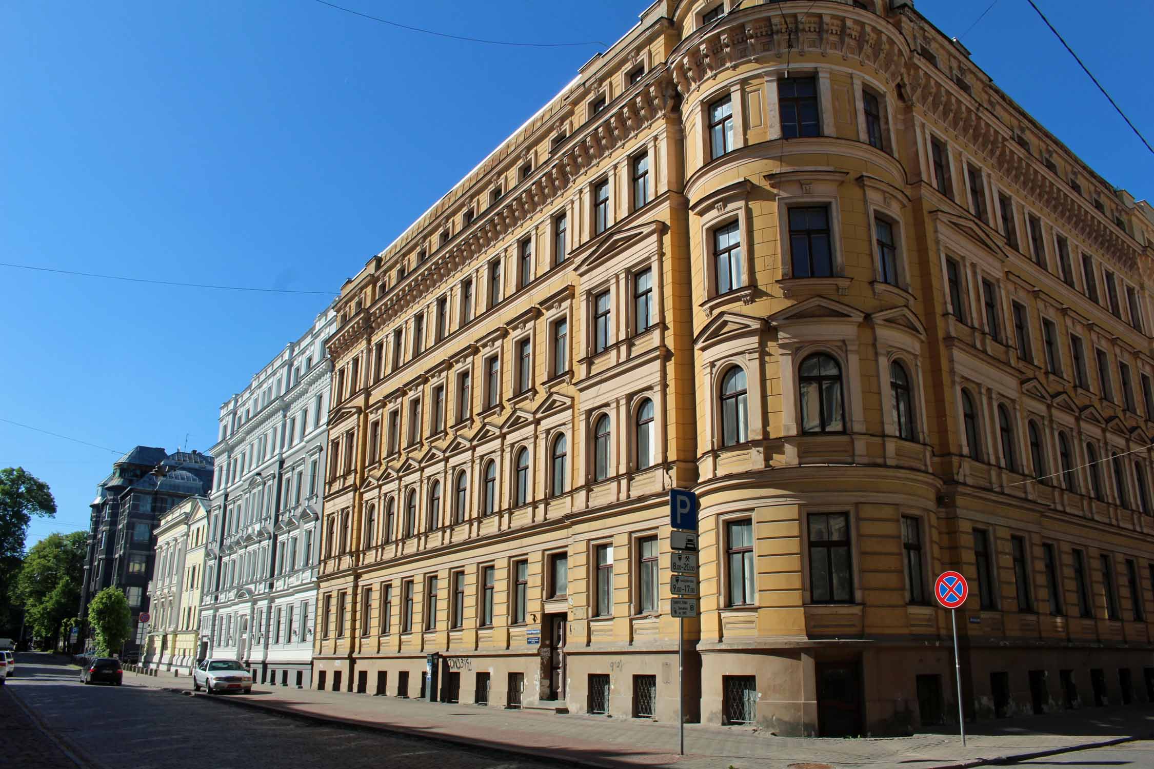 Riga, Art Nouveau, rue Andreja Pumpura iela