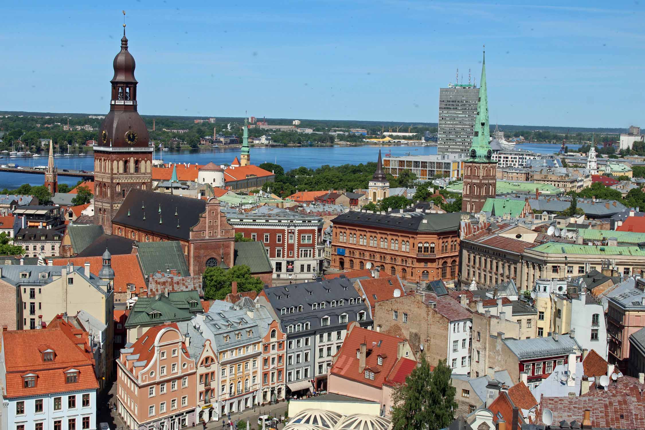 Vue de Riga, centre historique