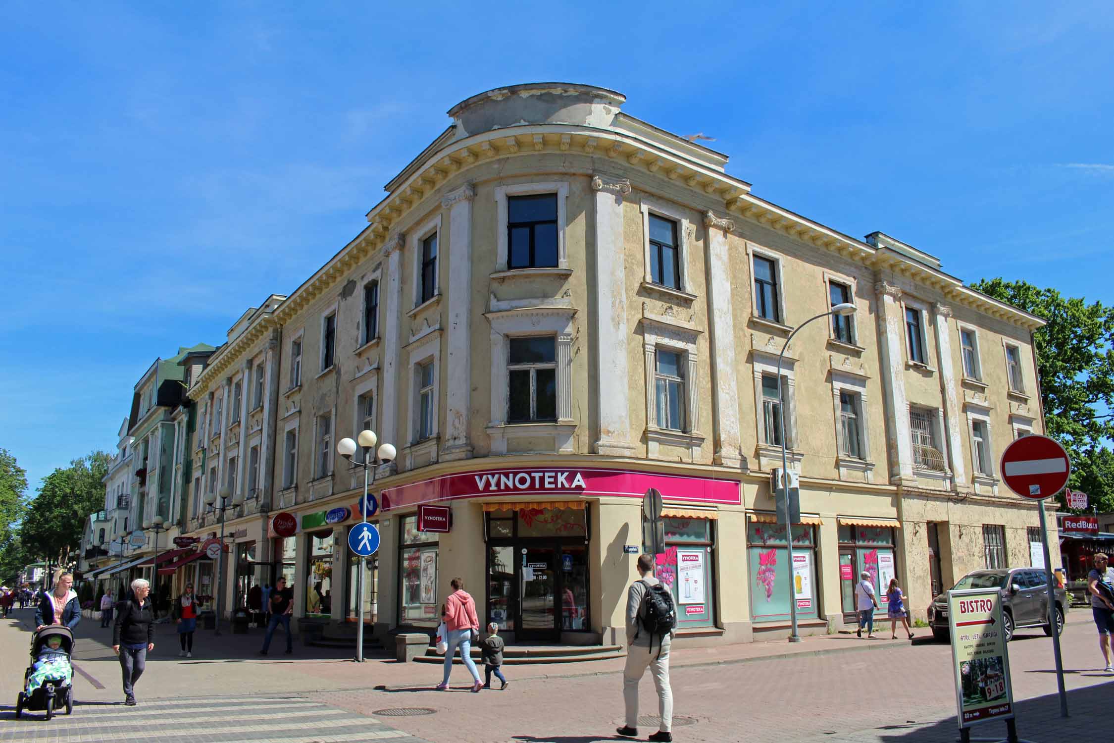 Jurmala, bâtiments, rue Jomas iela