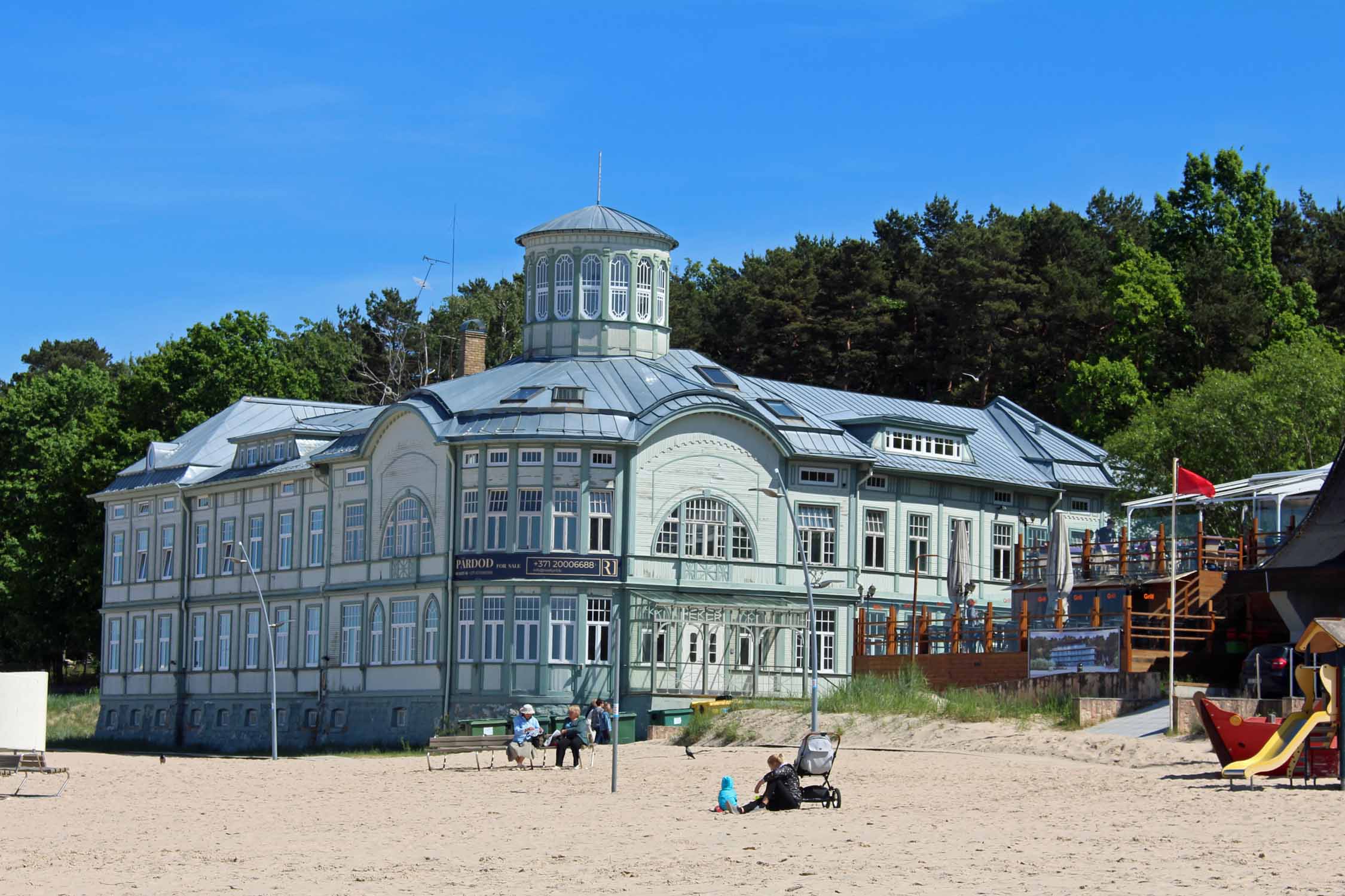 Jurmala, plage de Majori