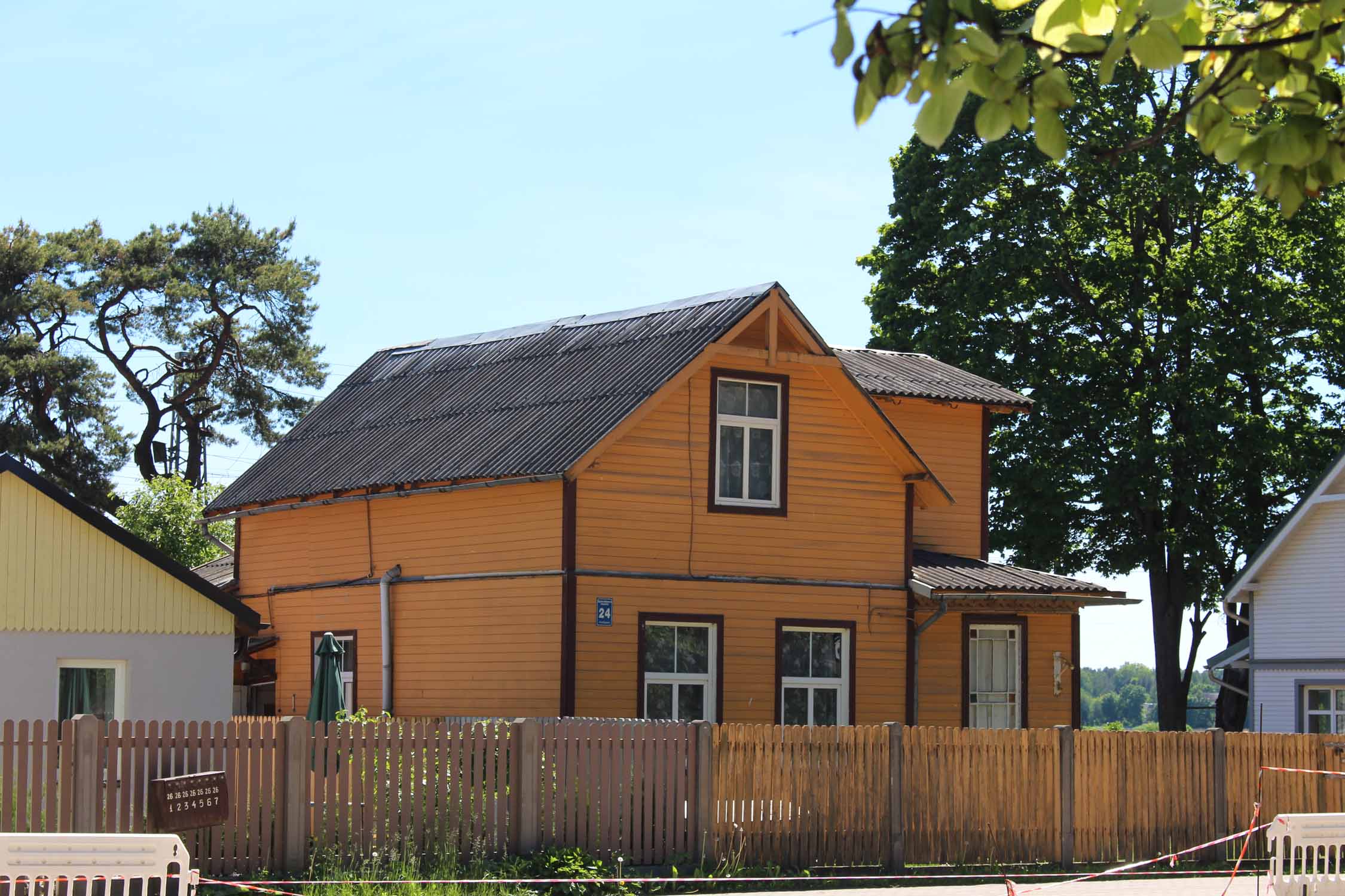 Jurmala, maison typique en bois