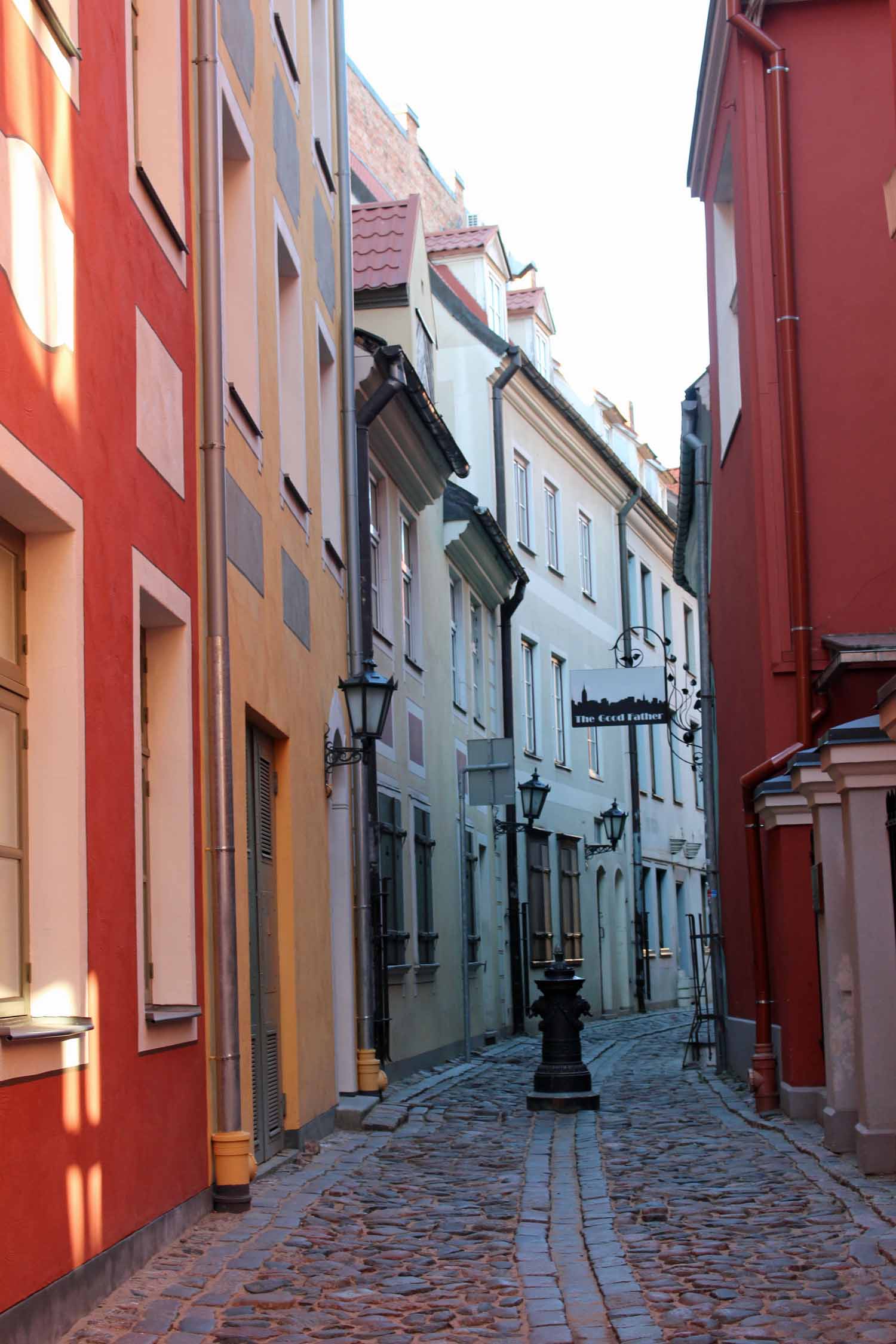 Riga, rue colorée Troksnu iela