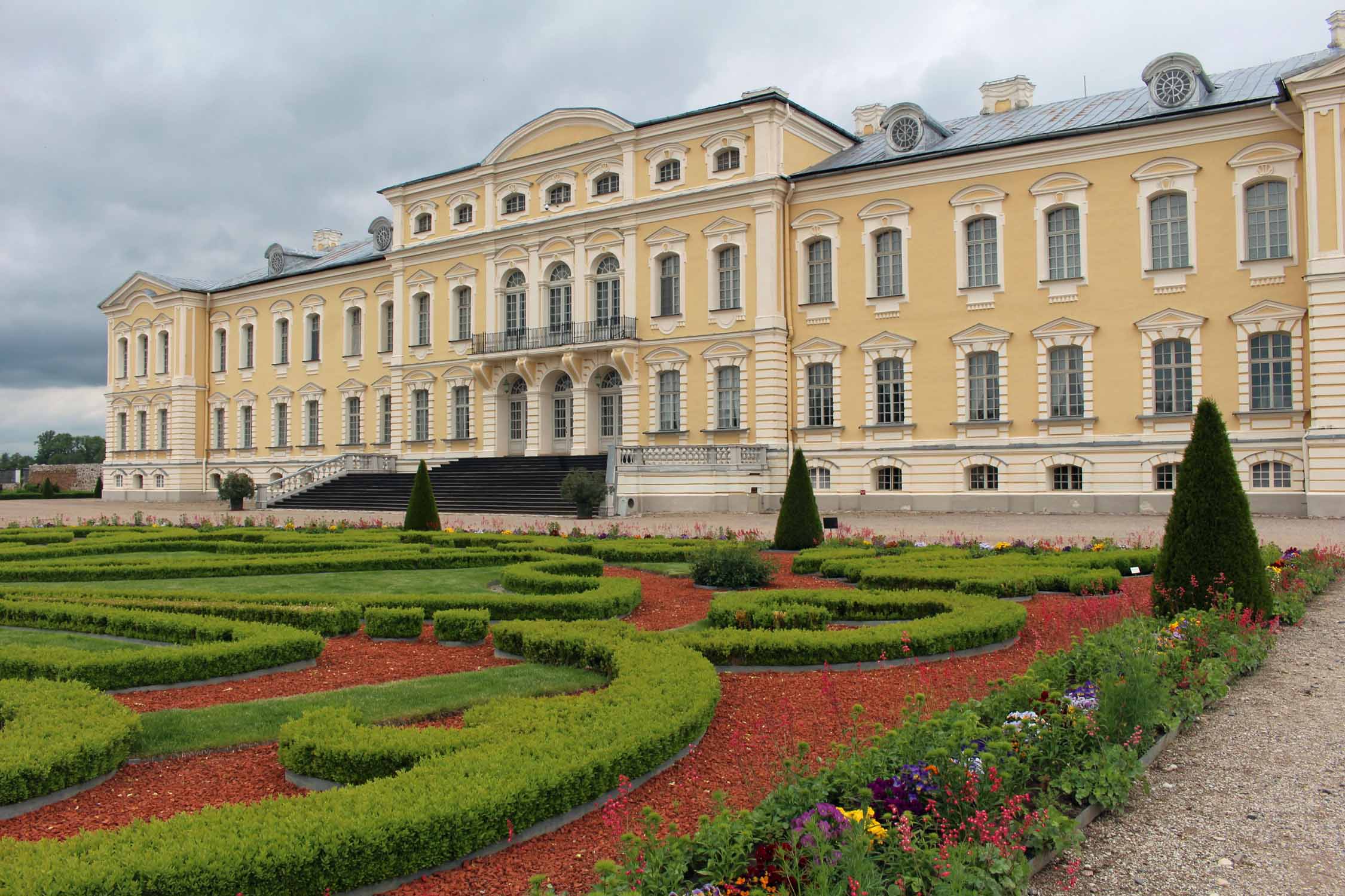 Château de Rundale, jardin