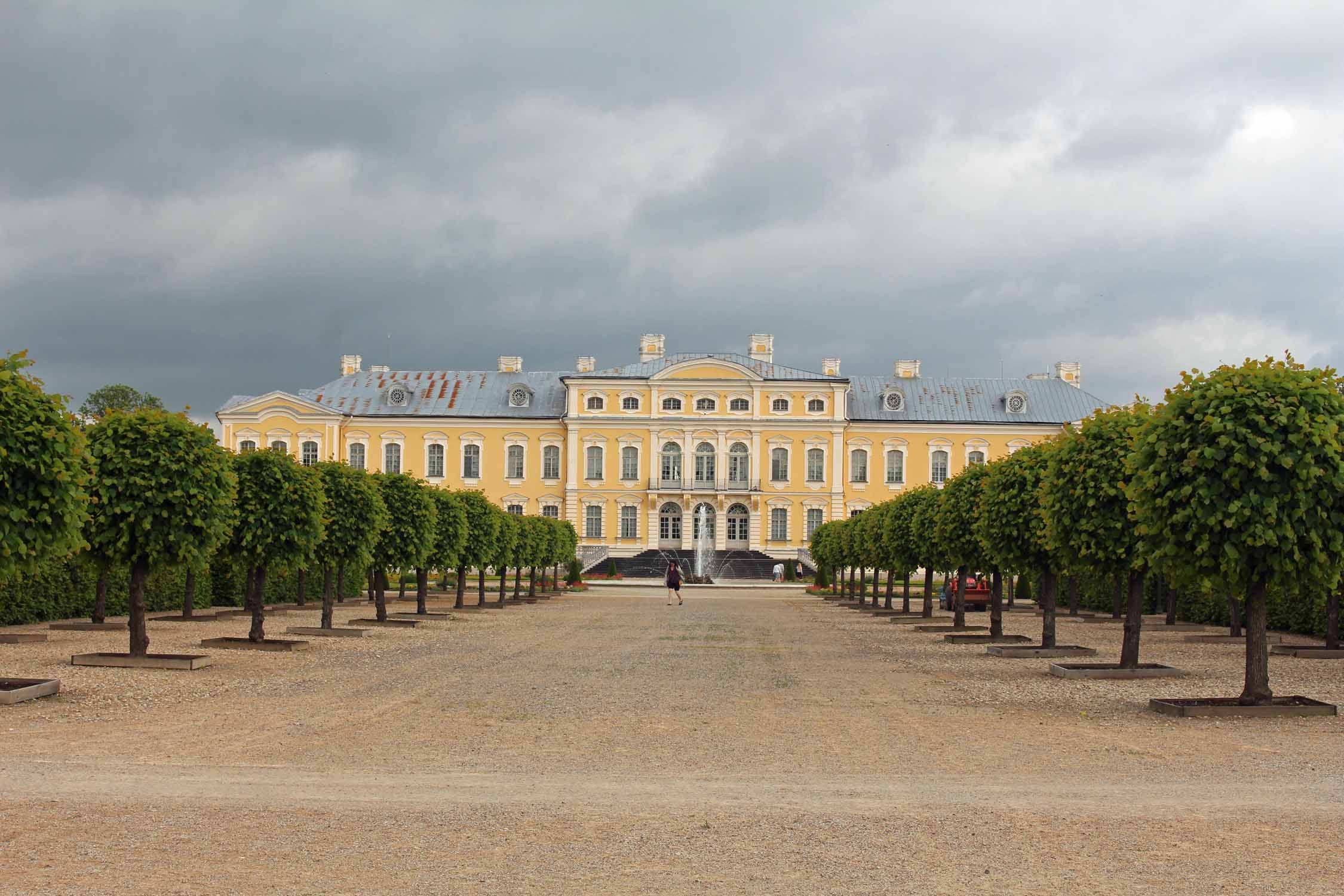 Château de Rundale, parc