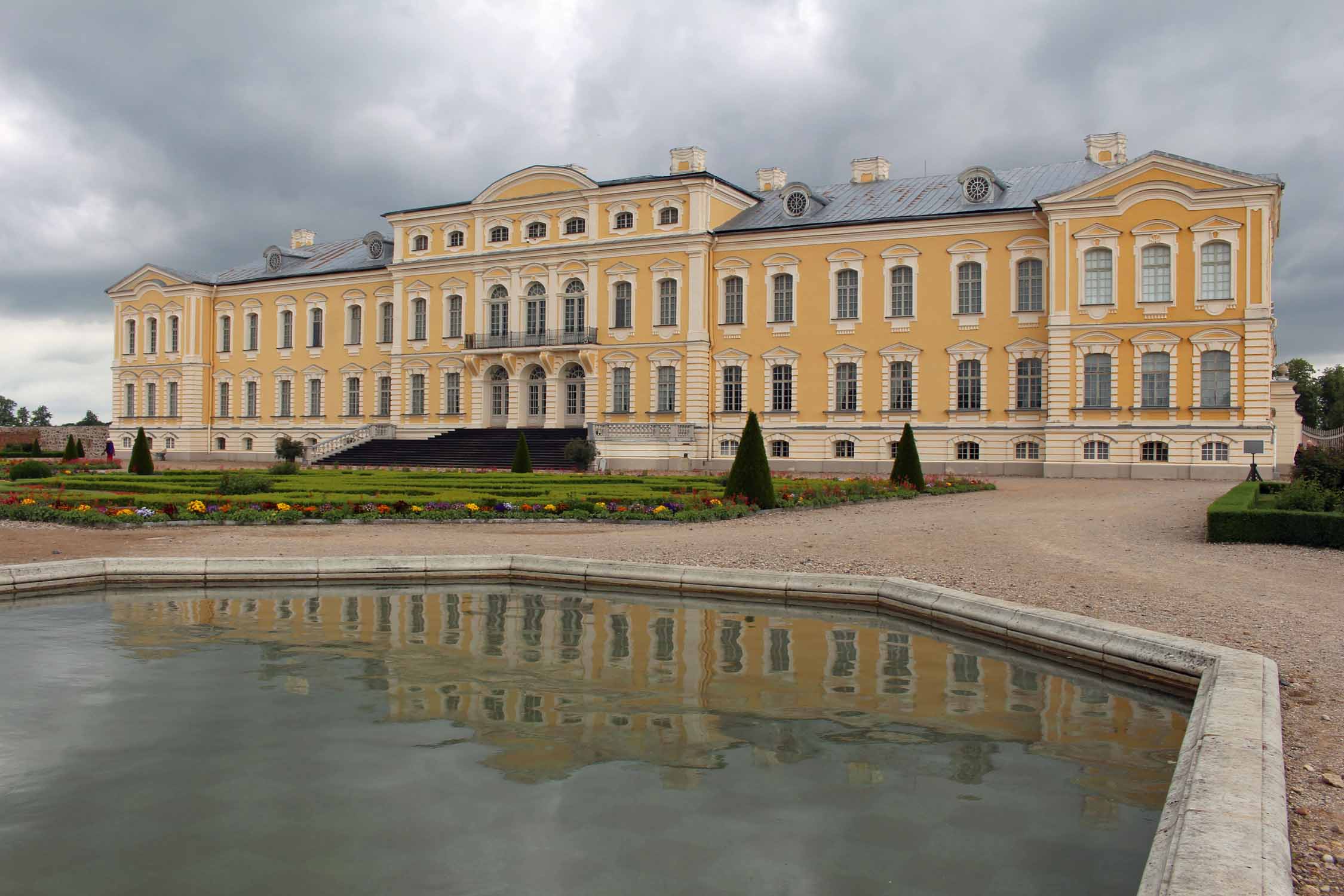 Château de Rundale, reflets