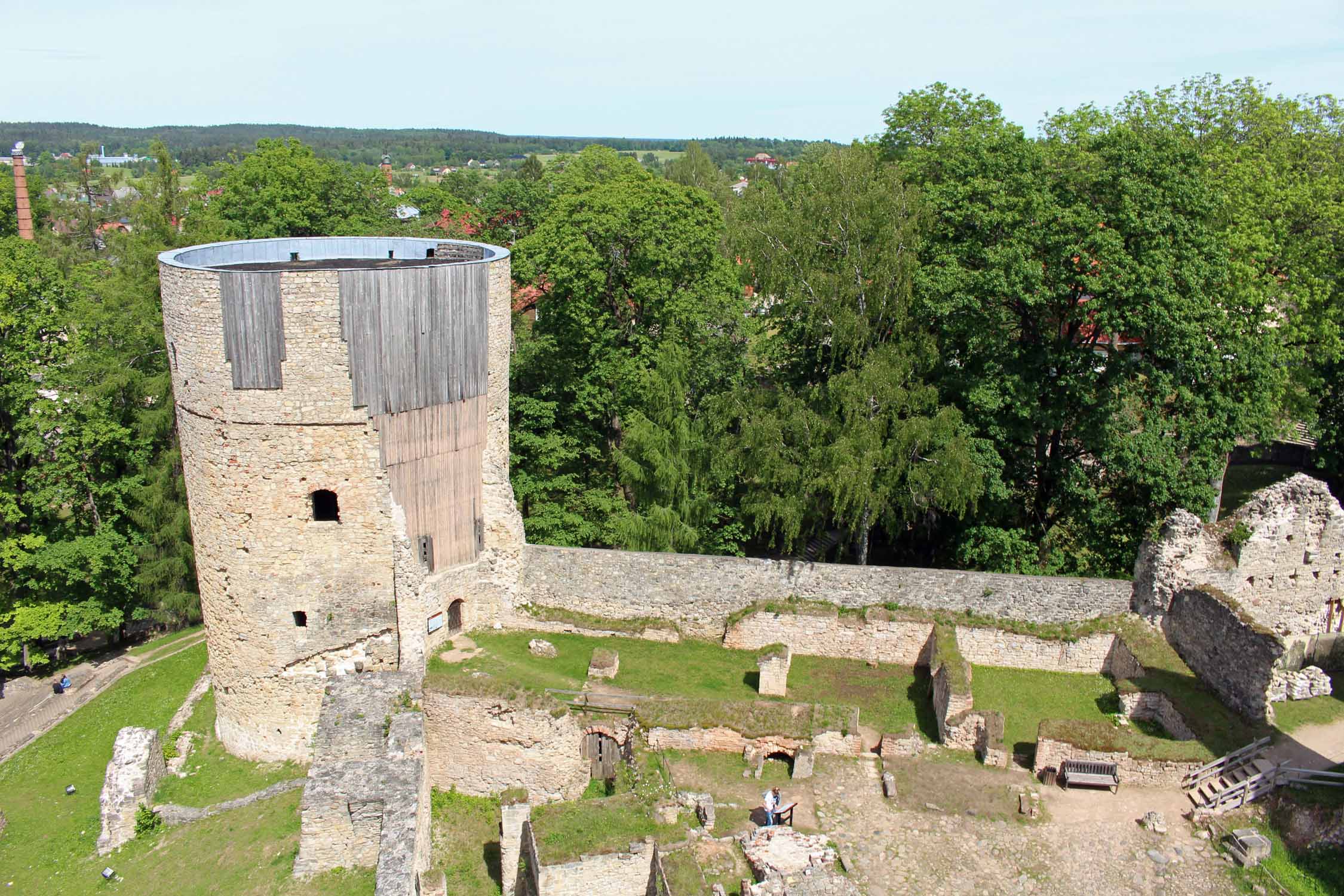 Château de Cesis, ruines