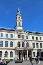 Riga, h&ocirc;tel de ville, b&acirc;timent