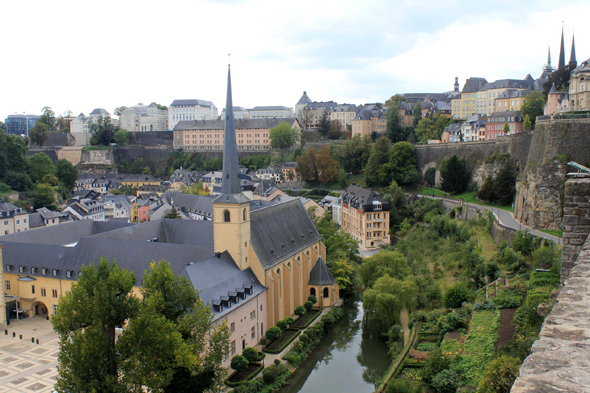 Luxembourg, la Corniche, paysage