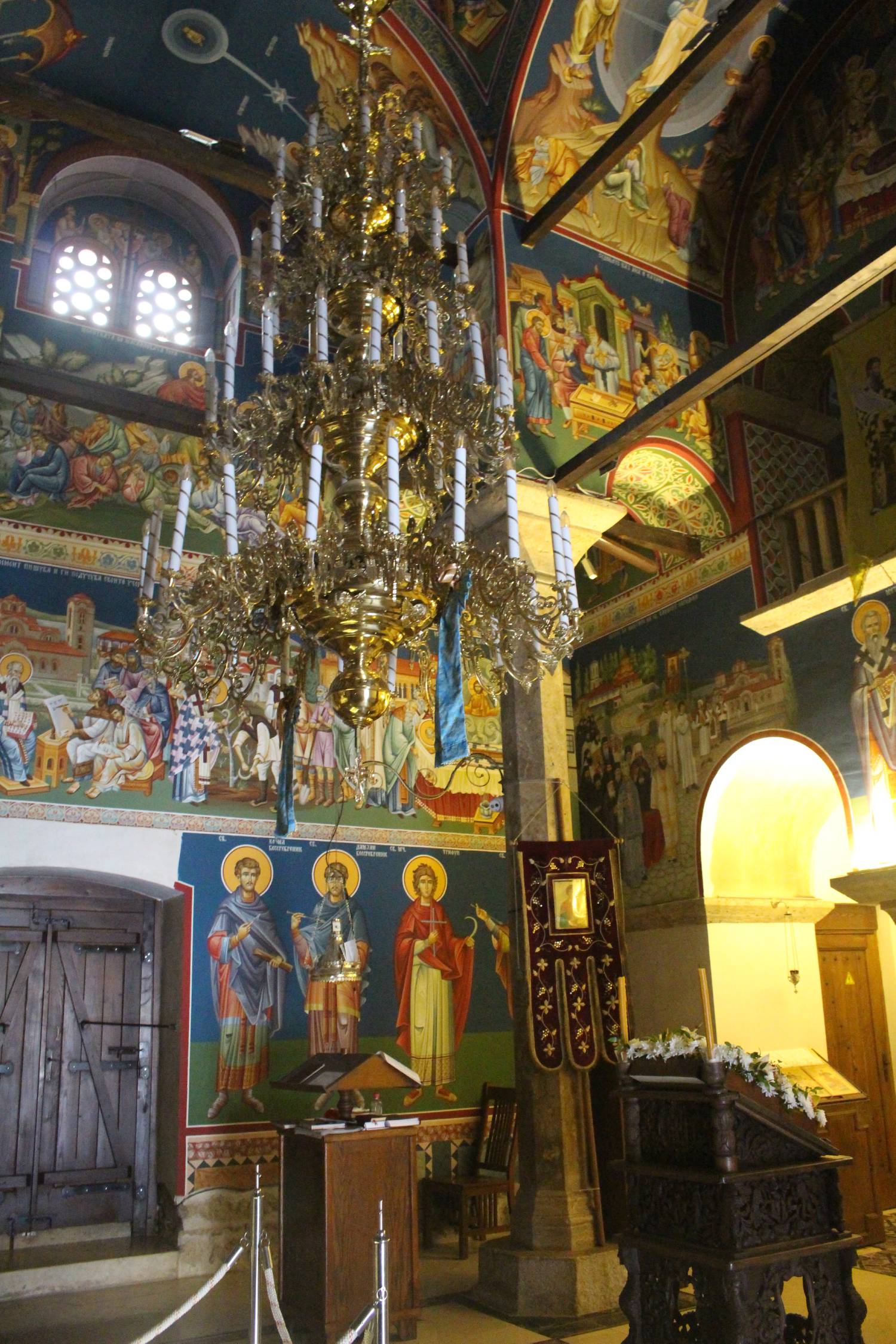 Ohrid, &eacute;glise Saints-Cl&eacute;ment-et-Pant&eacute;leimon, int&eacute;rieur
