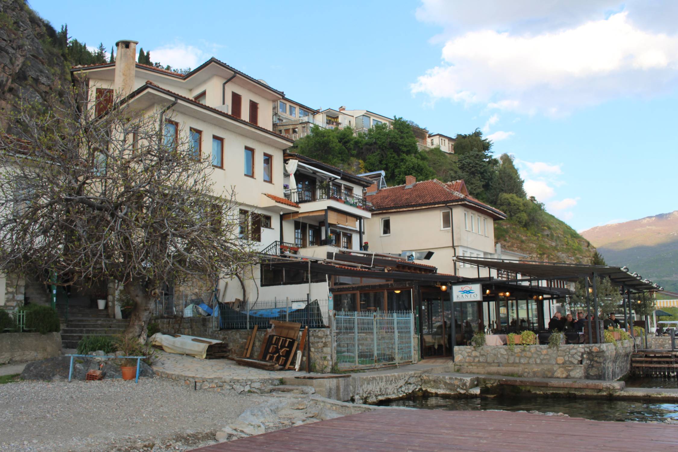 Ohrid, lac, maisons