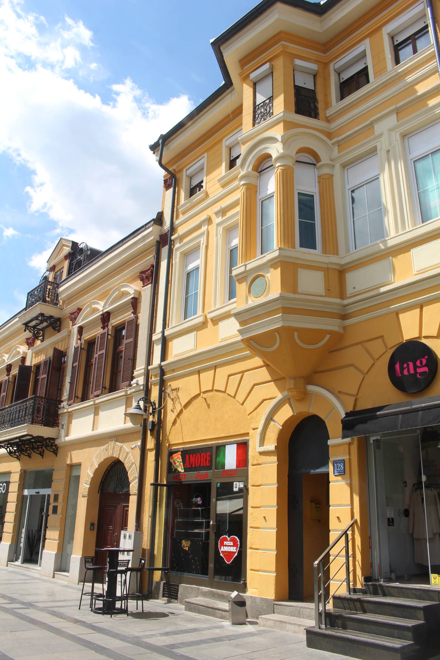 Bitola, rue Shirok Sokak, fa&ccedil;ade