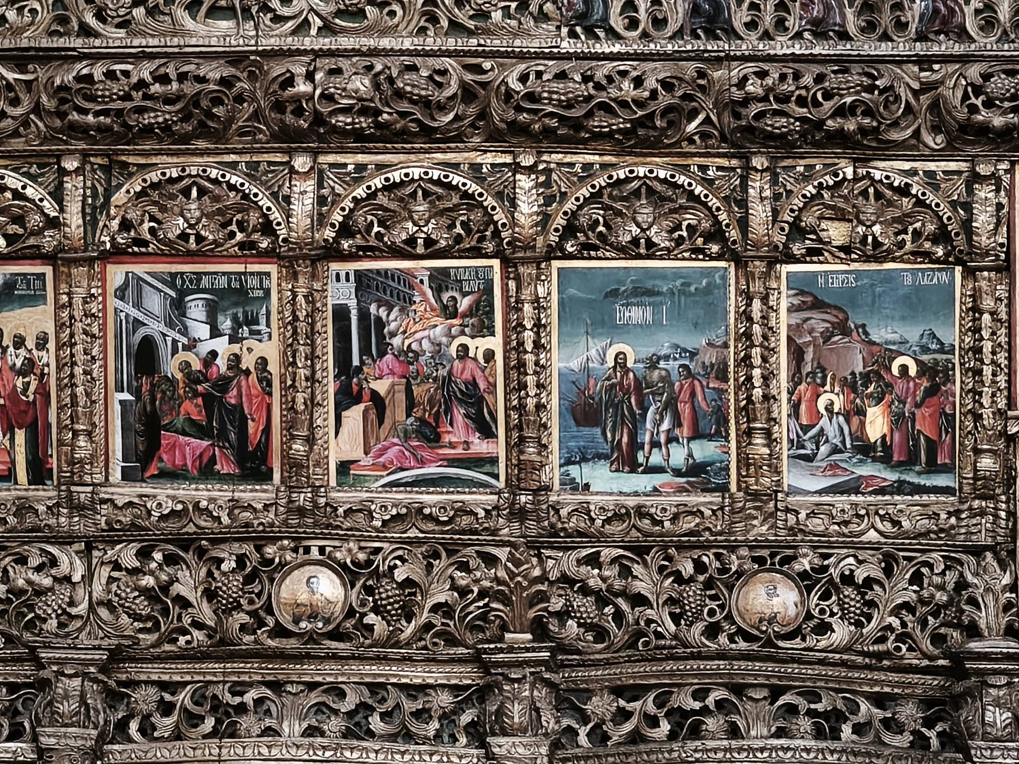 Bitola, iconostase, &eacute;glise Saint-D&eacute;metrius