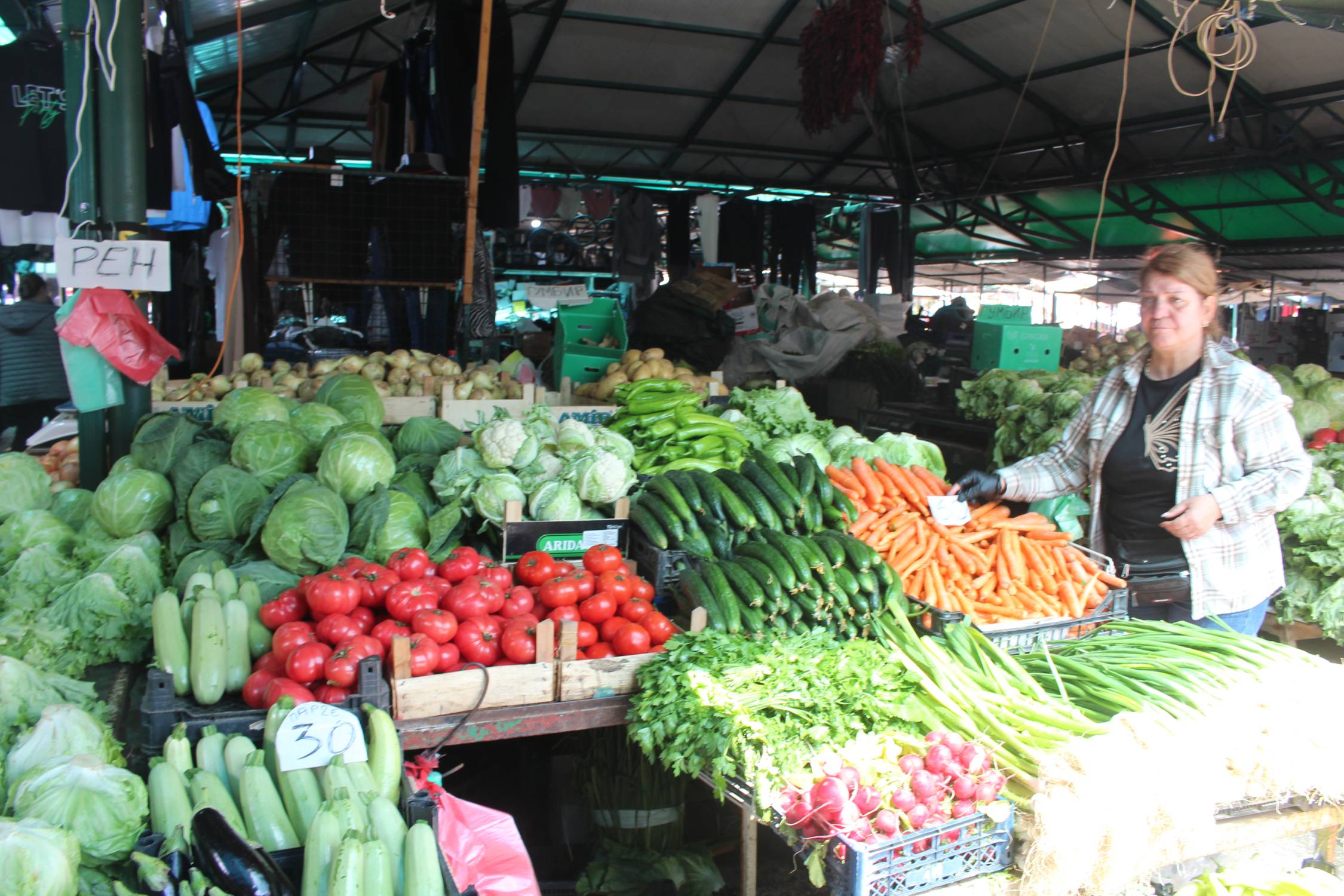 Bitola, vieux bazar, marchande