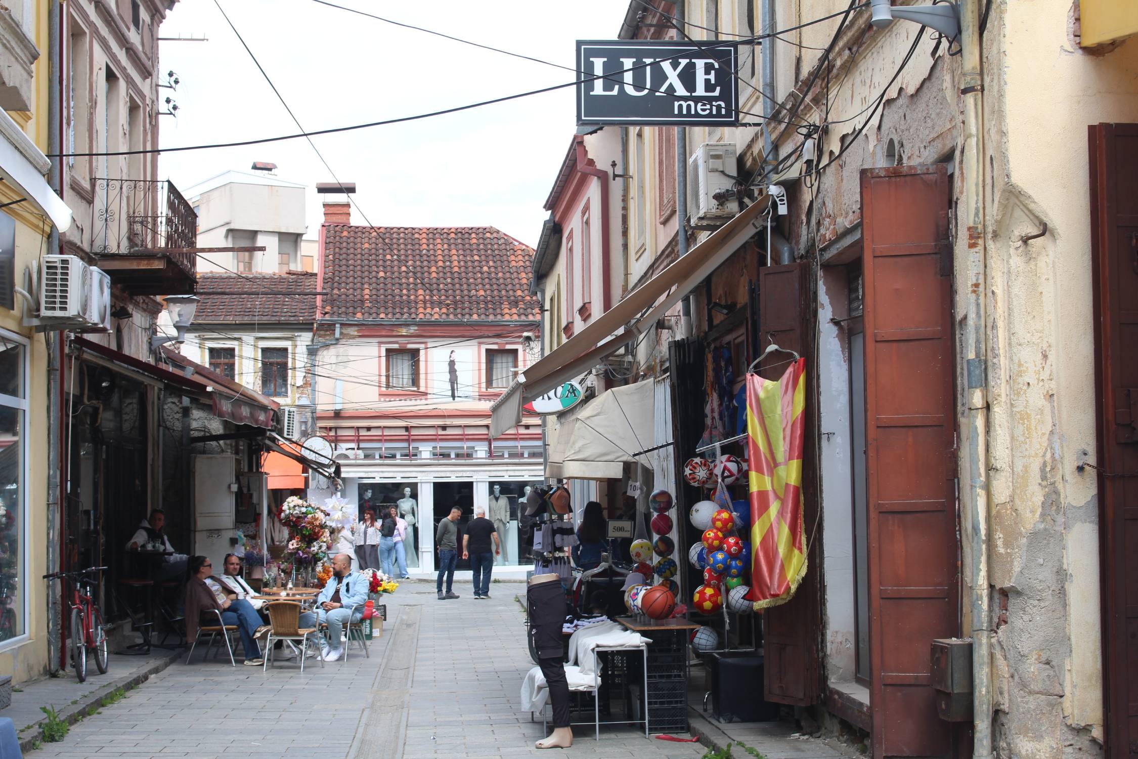 Bitola, vieux bazar, boutiques