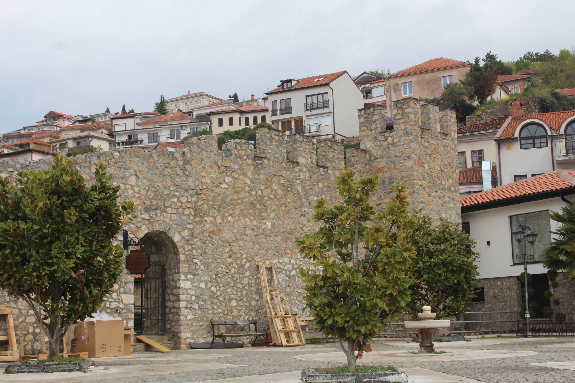 Ohrid, enceinte fortifi&eacute;e