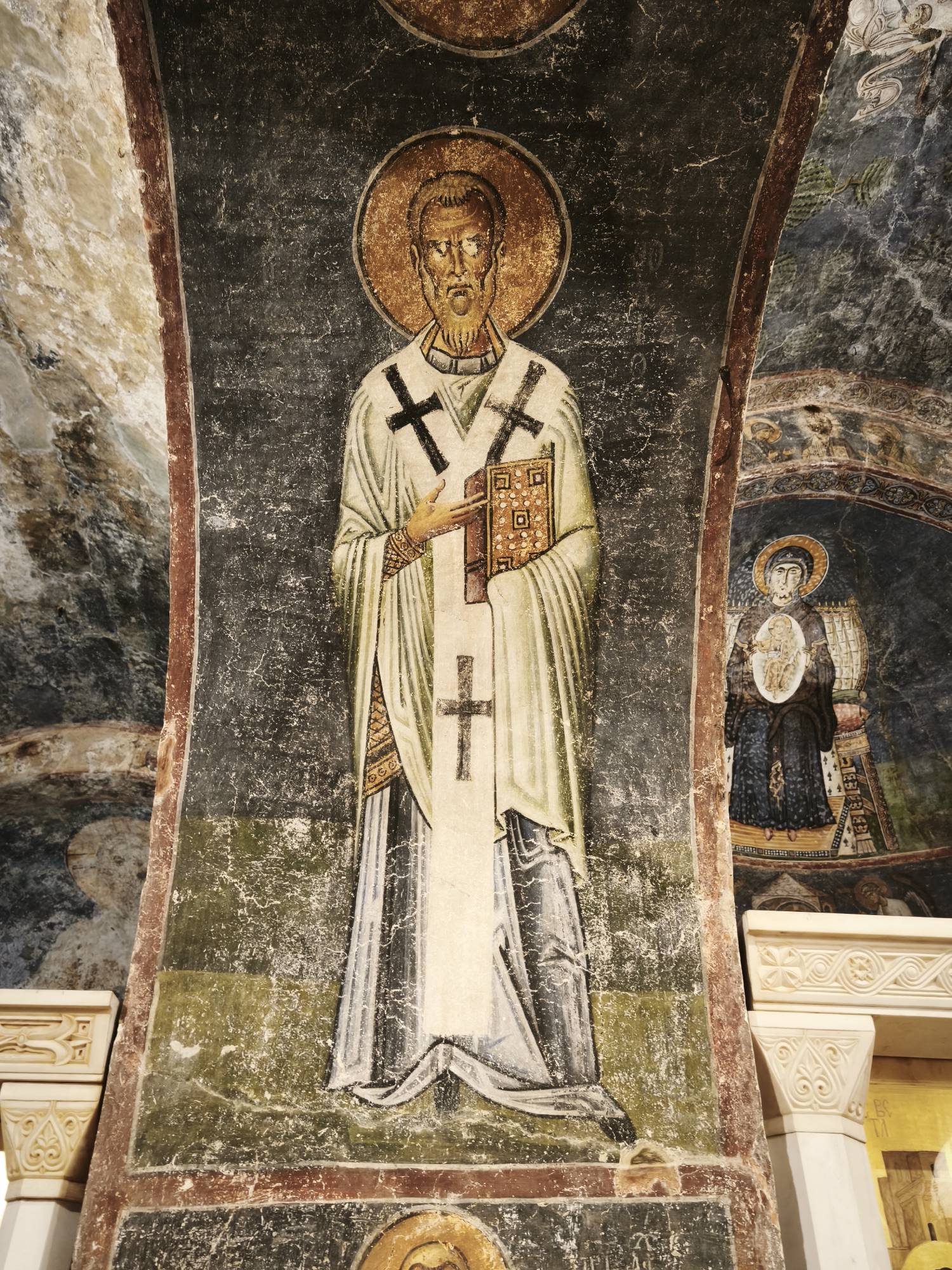 Ohrid, cath&eacute;drale, fresques saint
