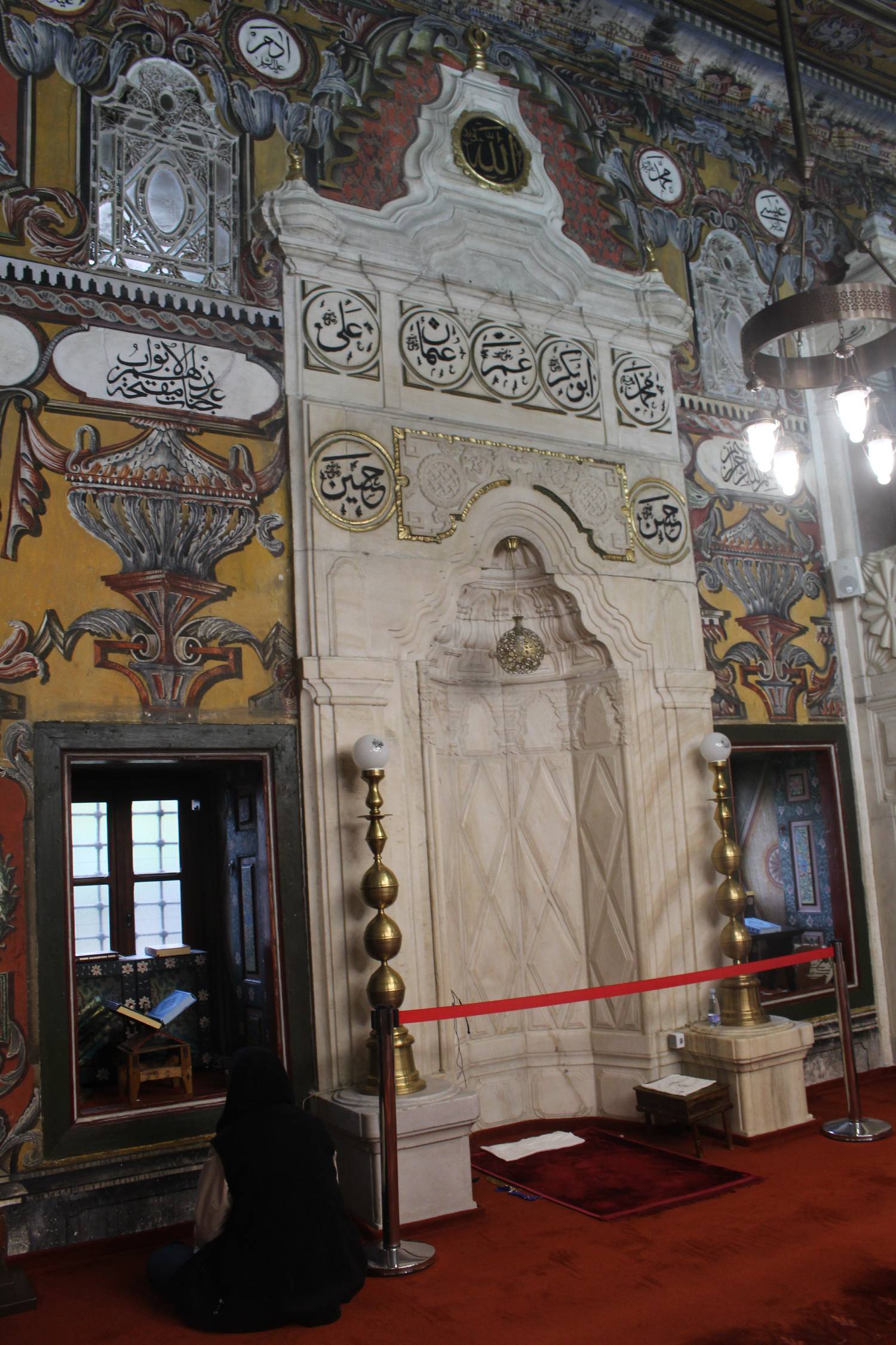 Tetovo, mosqu&eacute;e peinte, mihrab