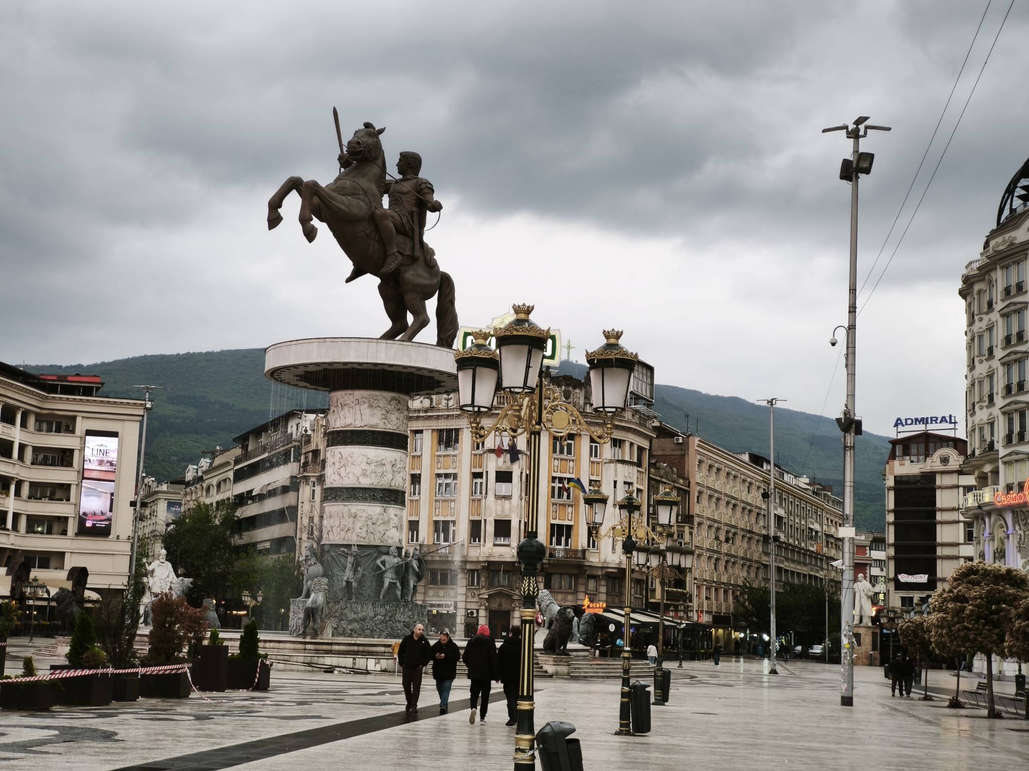 Skopje, place de Mac&eacute;doine