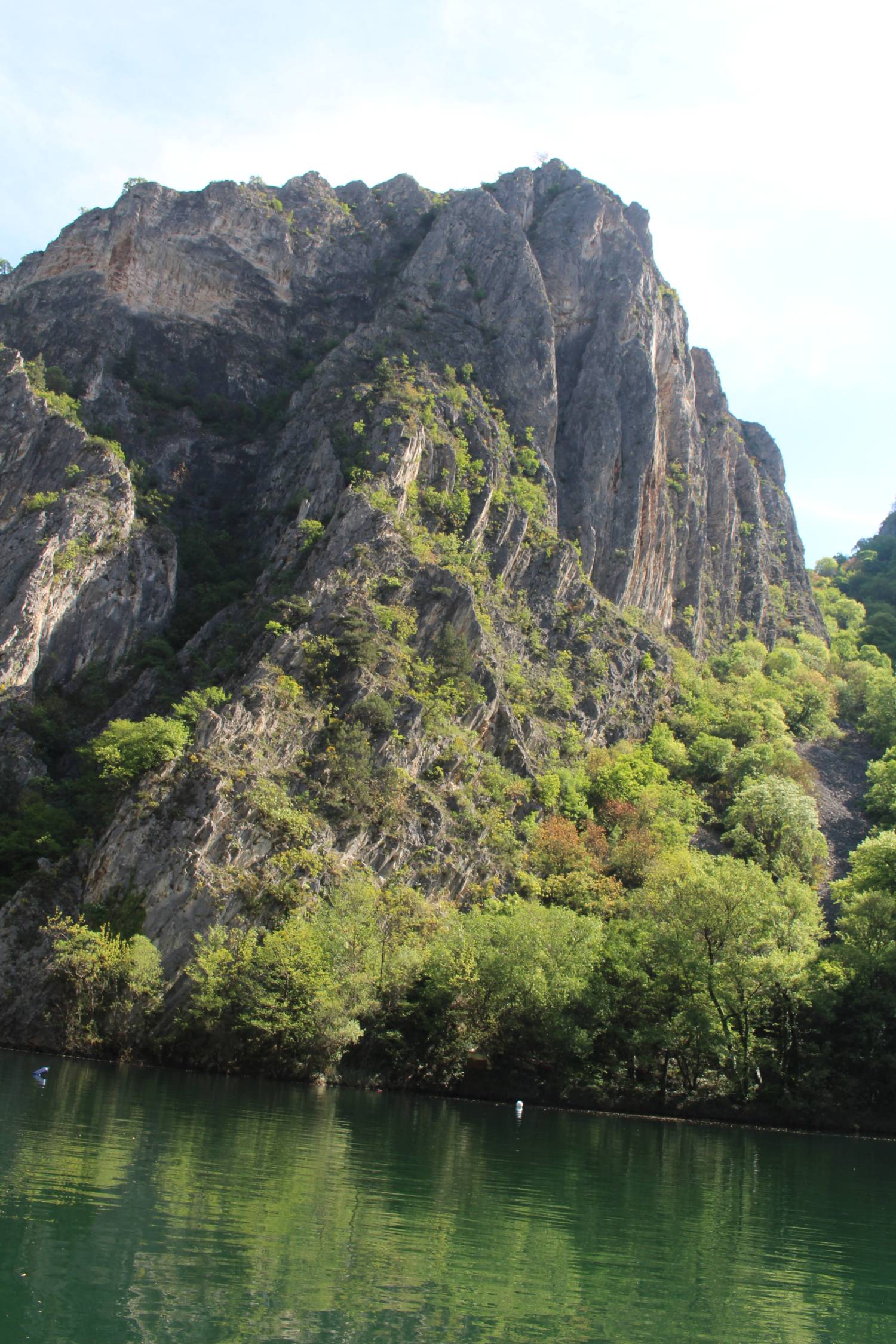 Canyon de Matka, falaises