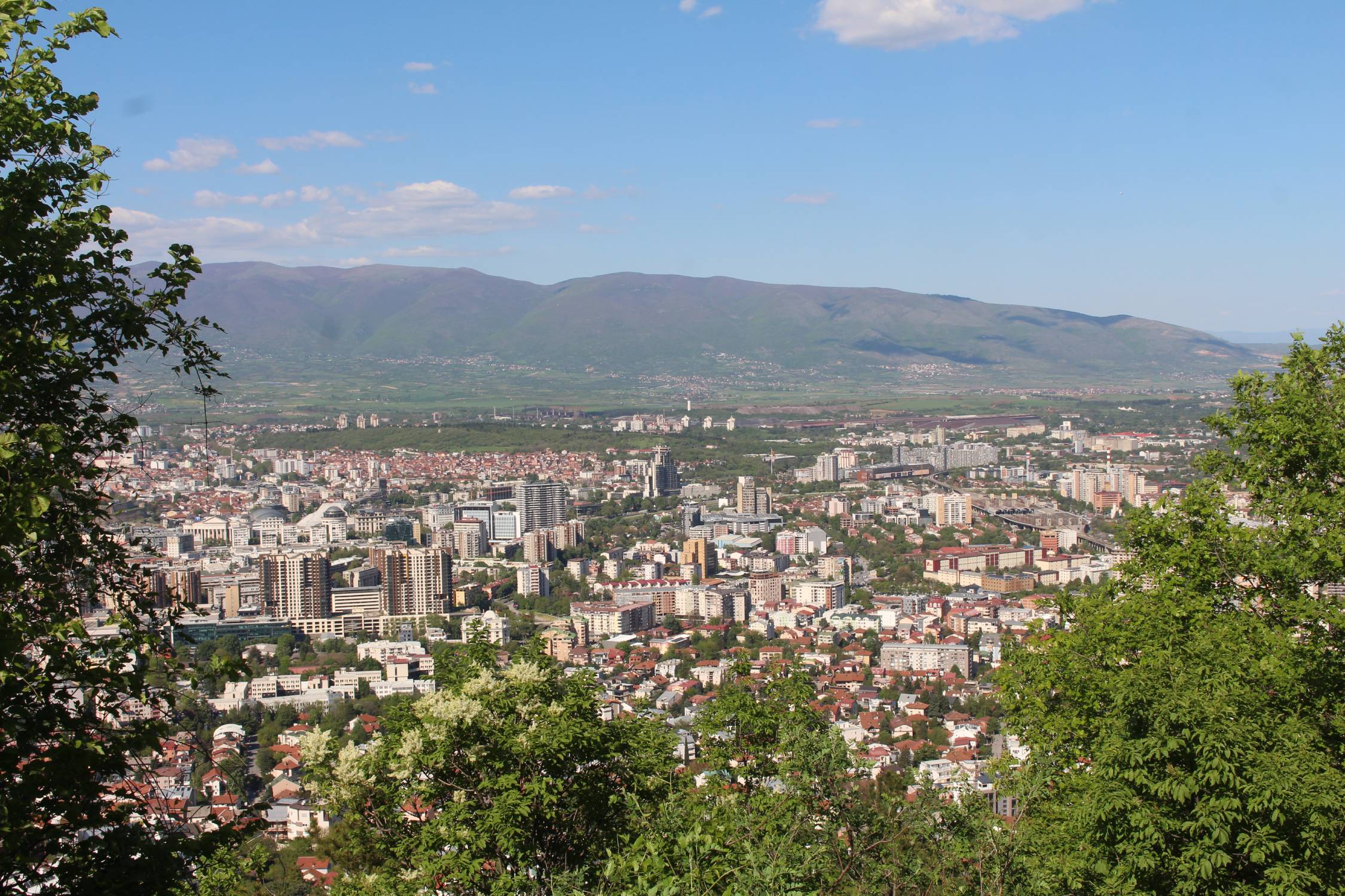 Skopje, vue g&eacute;n&eacute;rale