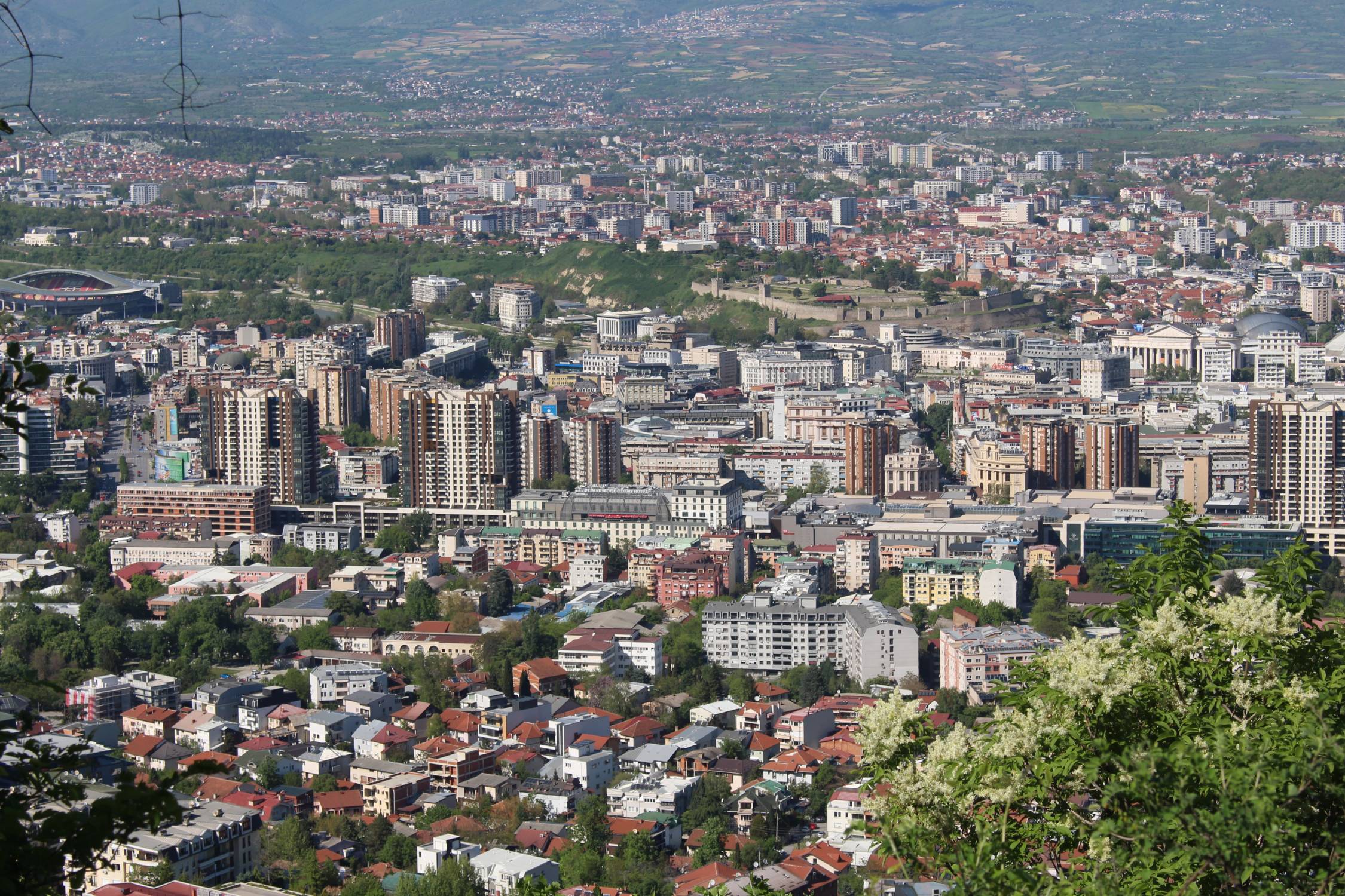 Skopje, vue