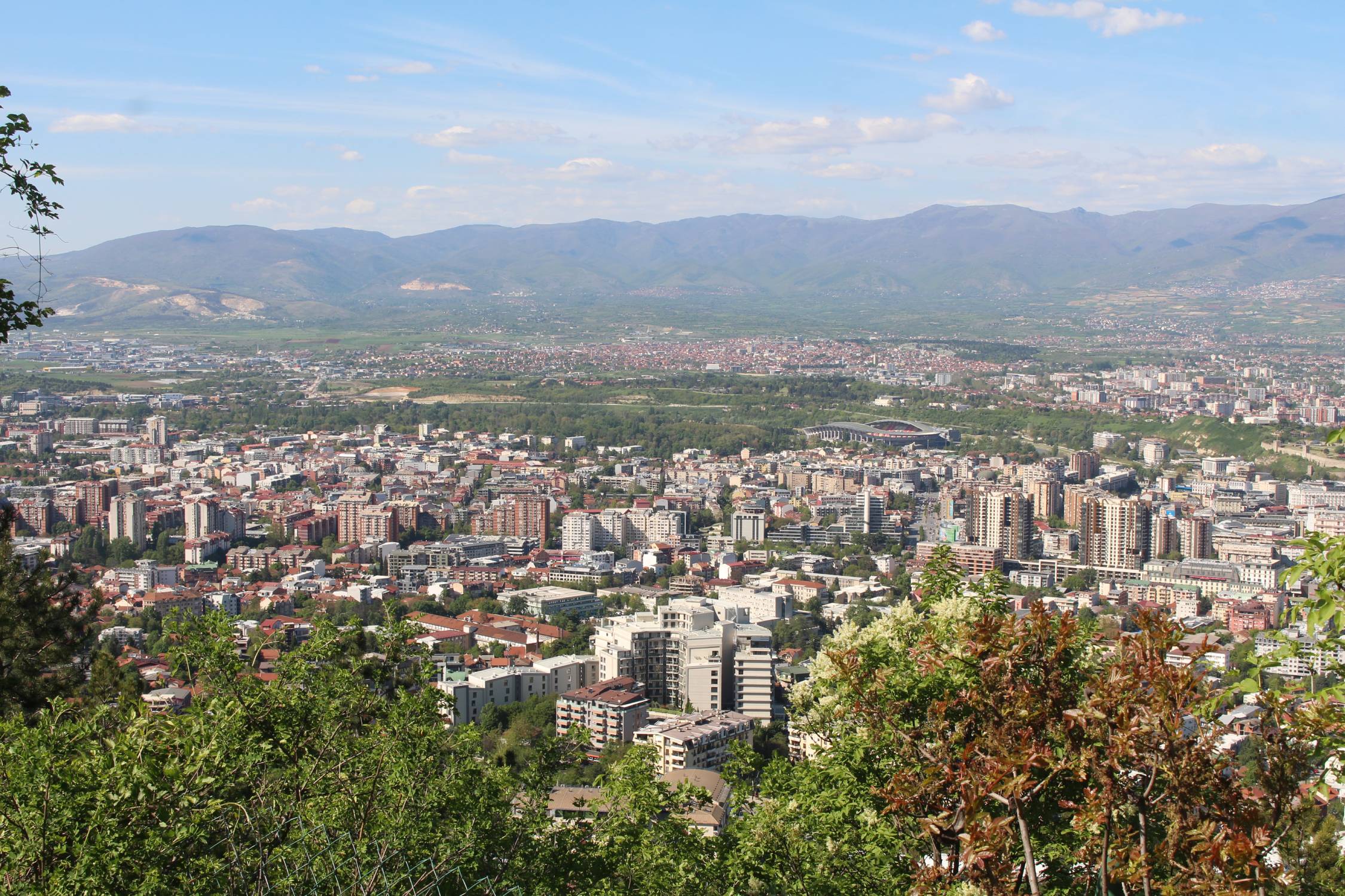 Skopje, paysage