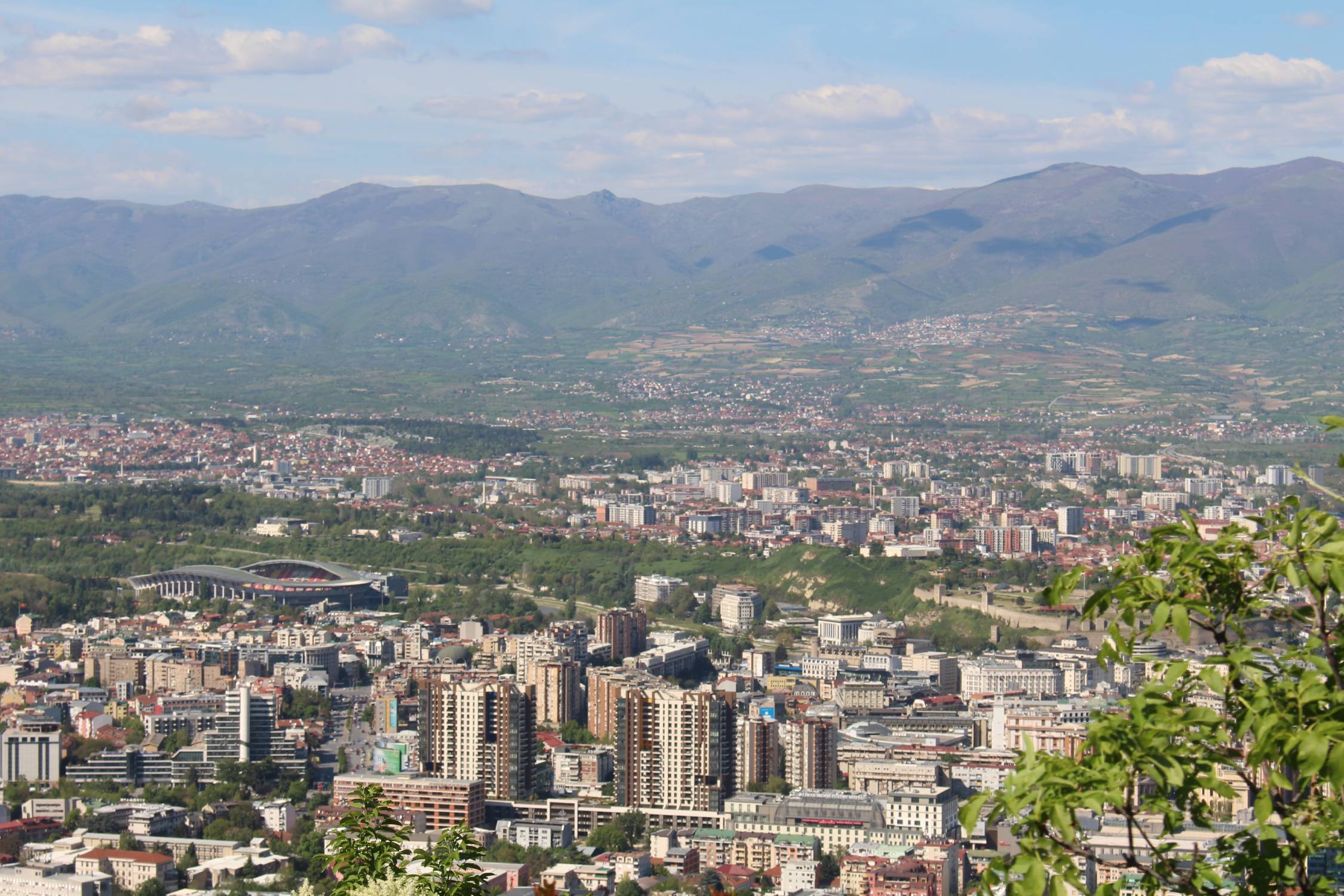 Skopje, panorama