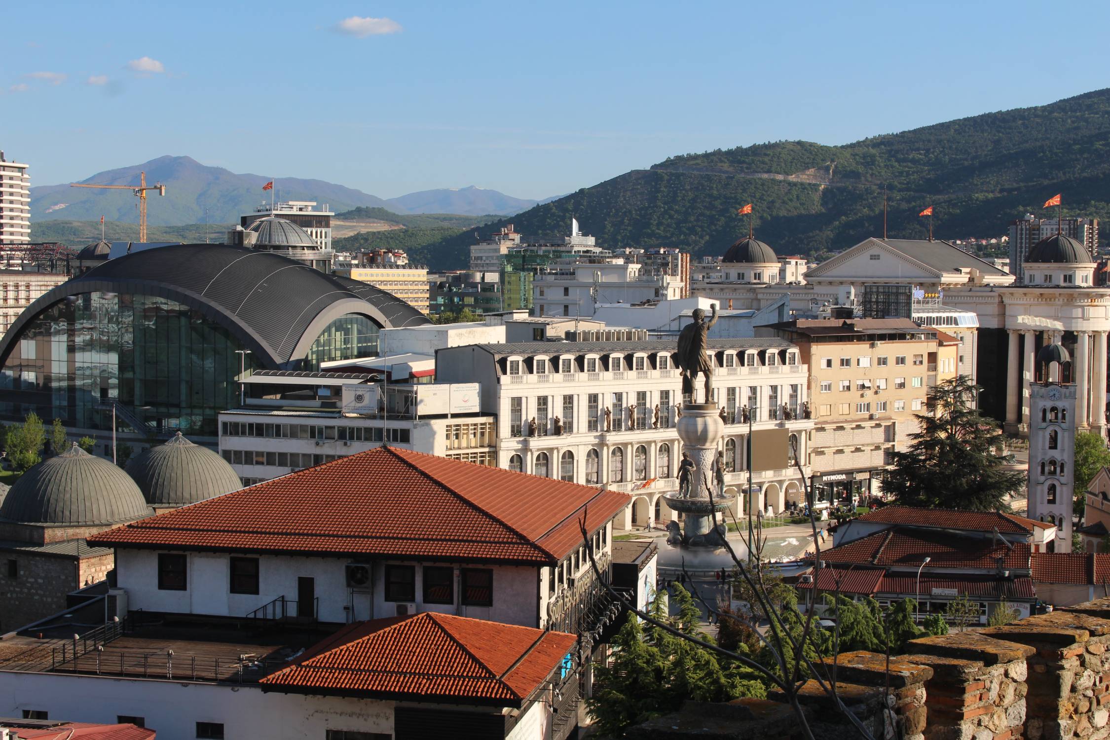 Skopje, centre ville, forteresse