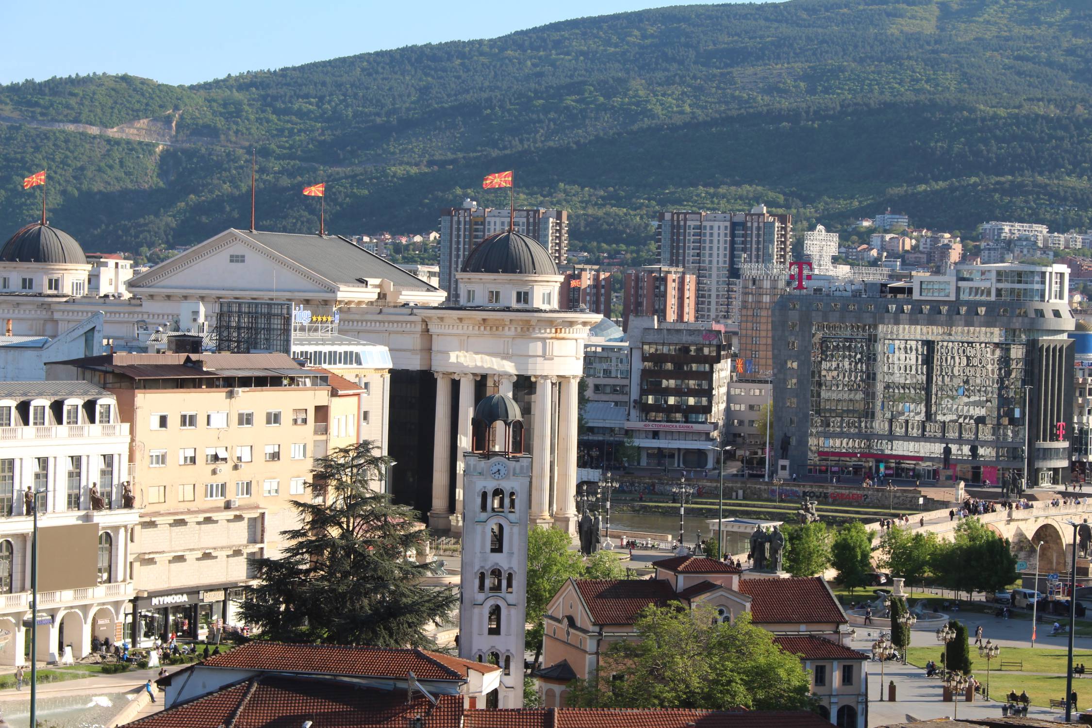 Skopje, centre ville, vue