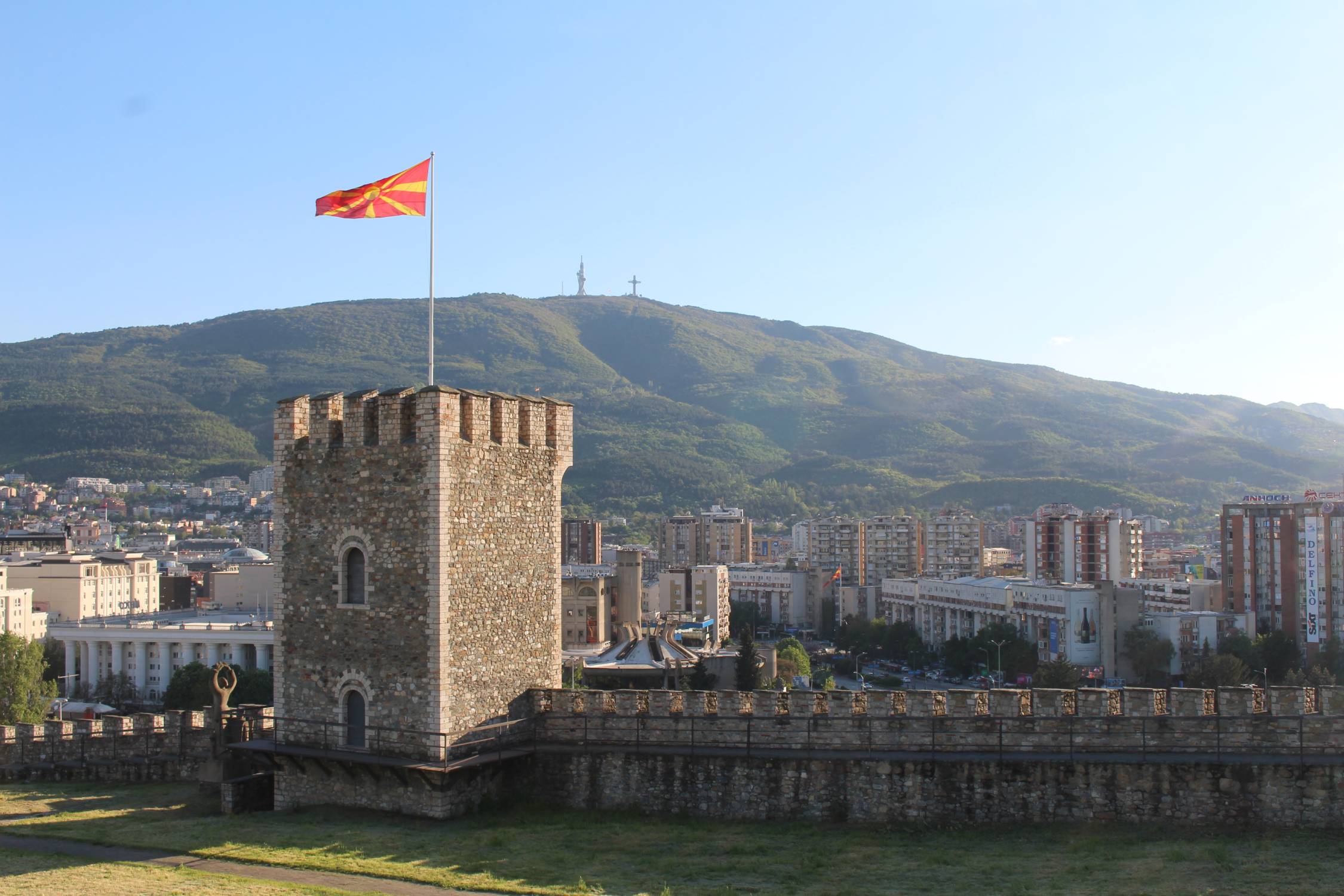 Skopje, forteresse, tour