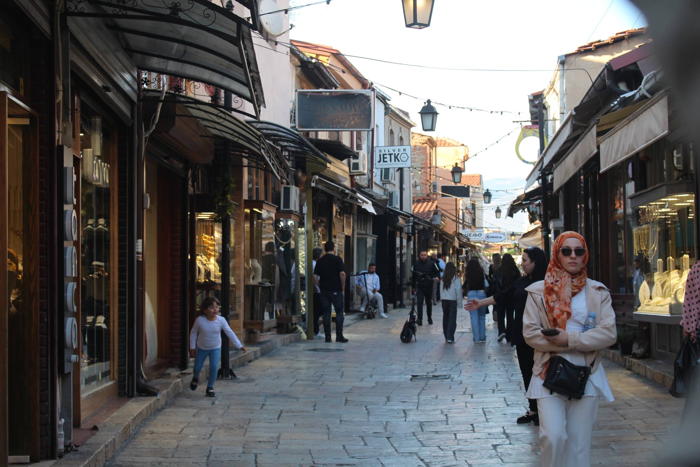 Skopje, vieux bazar, bijouteries