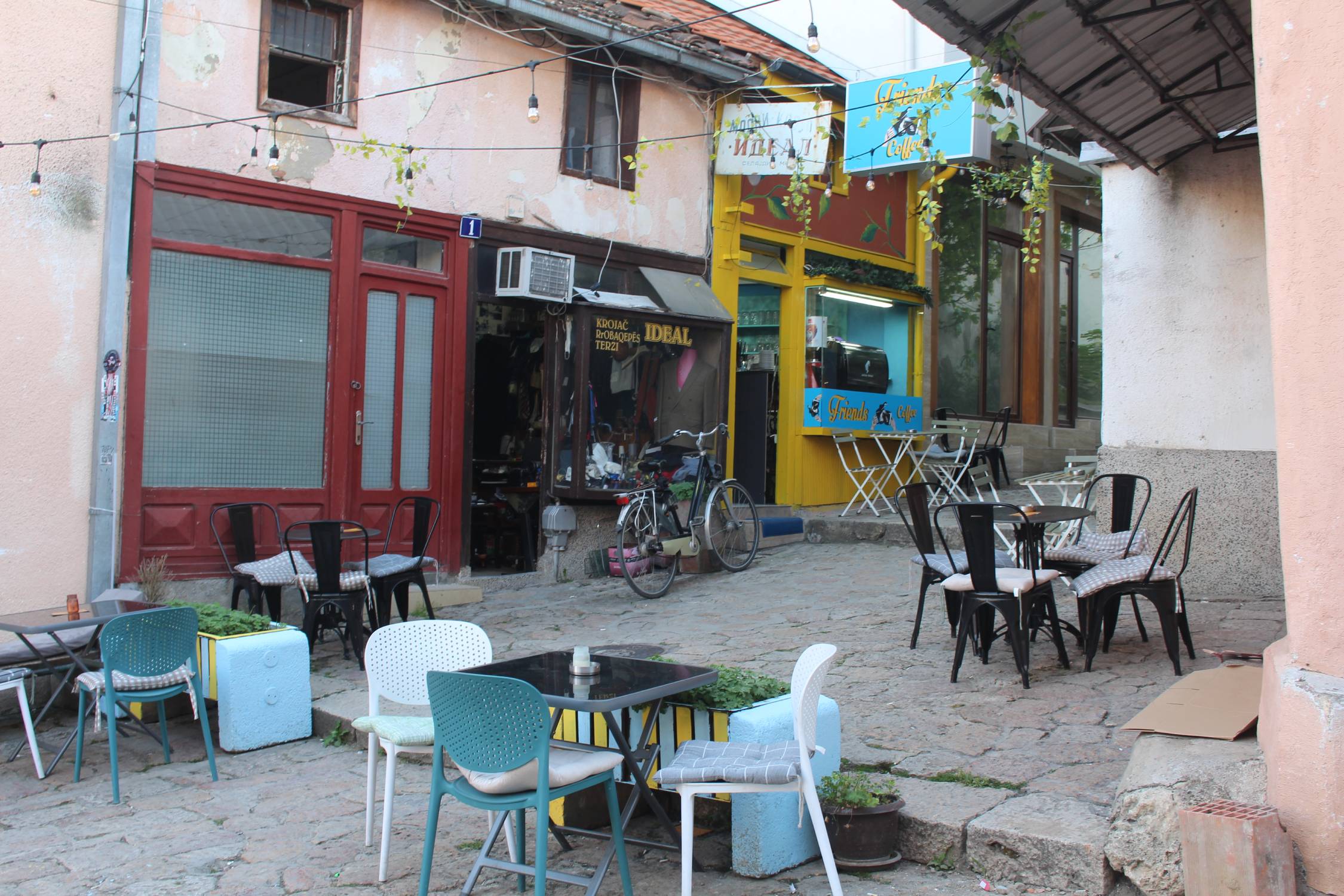 Skopje, caf&eacute;, vieux bazar