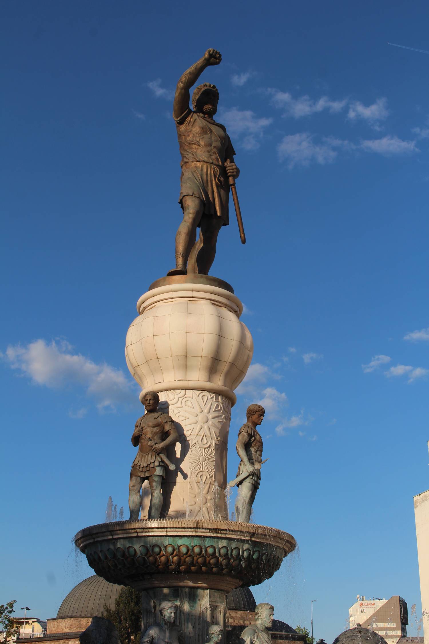 Skopje, statue Alexandre le Grand