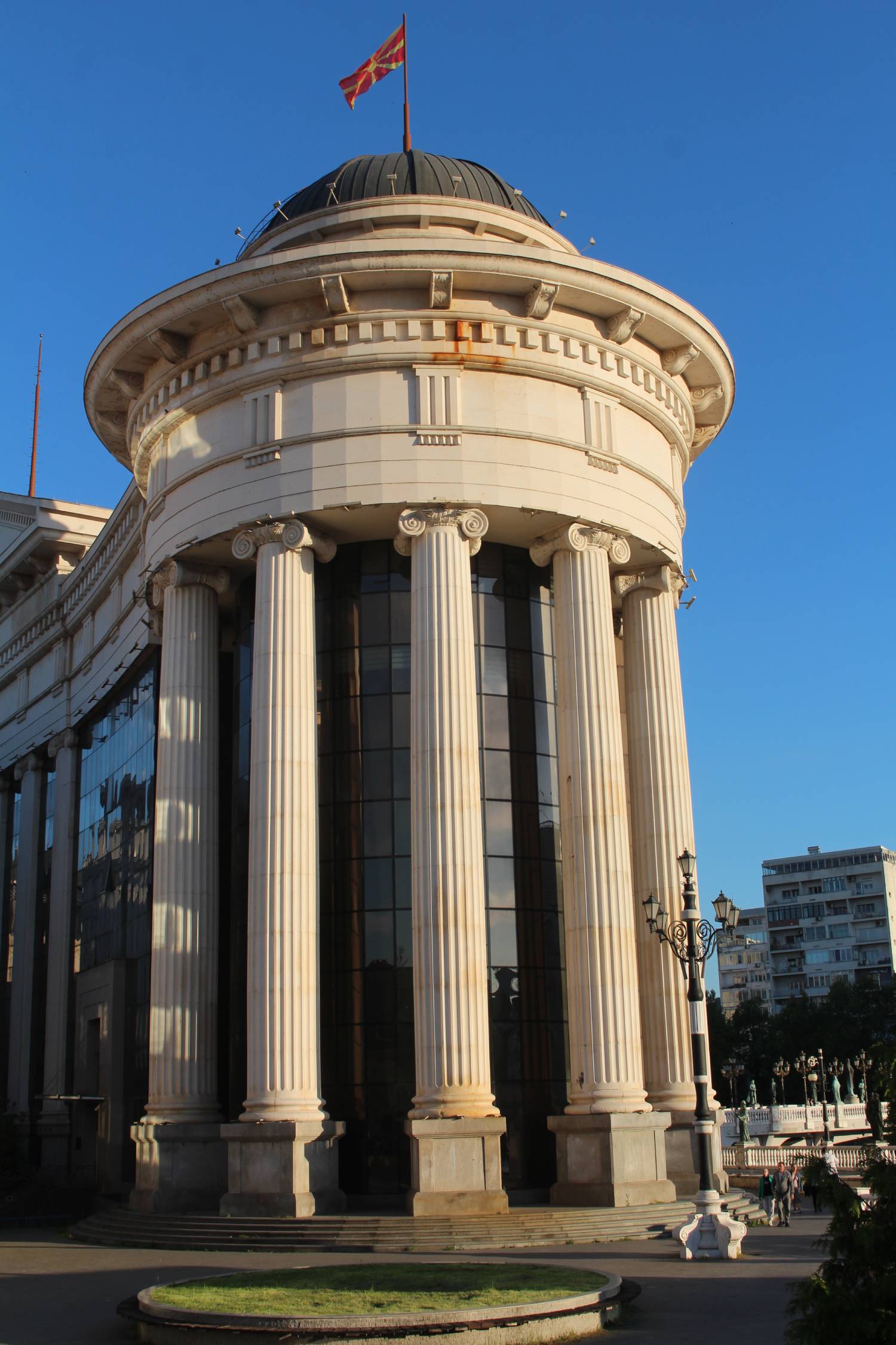 Skopje, mus&eacute;e arch&eacute;ologique, colonnes