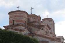 Ohrid, &eacute;glise Saints-Cl&eacute;ment-et-Pant&eacute;leimon, clochers