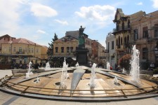Bitola, place Magnolia, fontaine