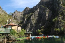 Canyon de Matka, cano&euml;s