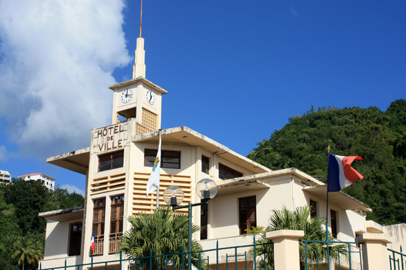Saint-Pierre, hêtel de ville, Martinique